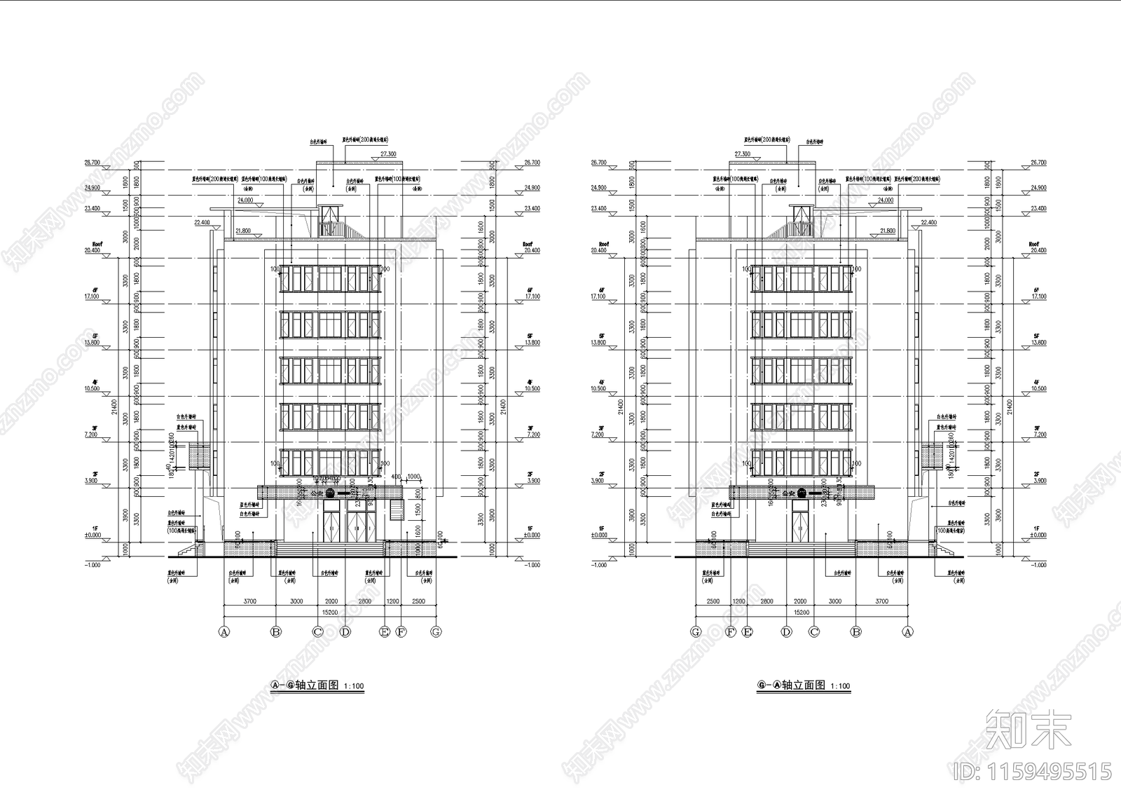 派出所建筑图纸施工图下载【ID:1159495515】