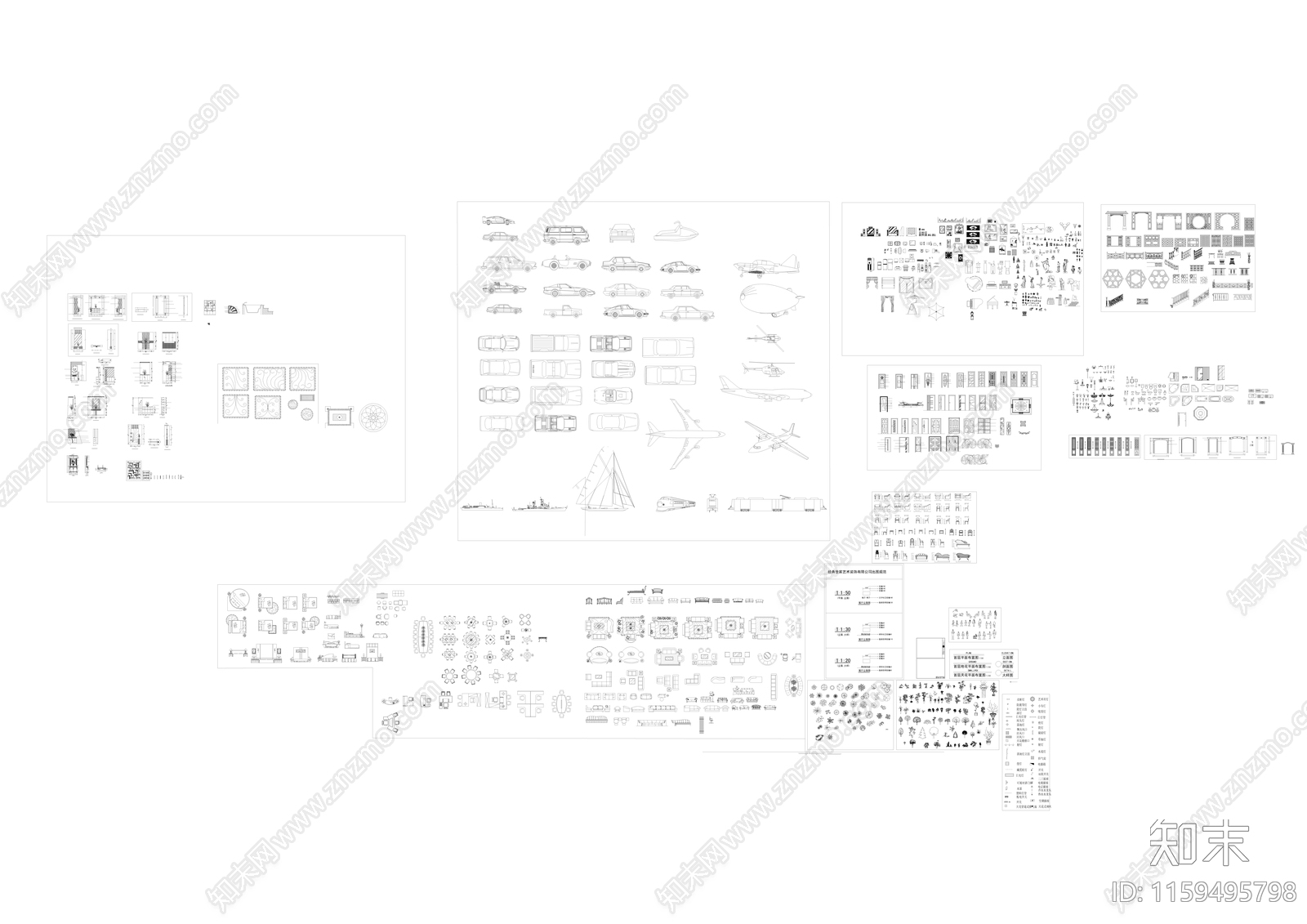 2024最新综合图库大全cad施工图下载【ID:1159495798】