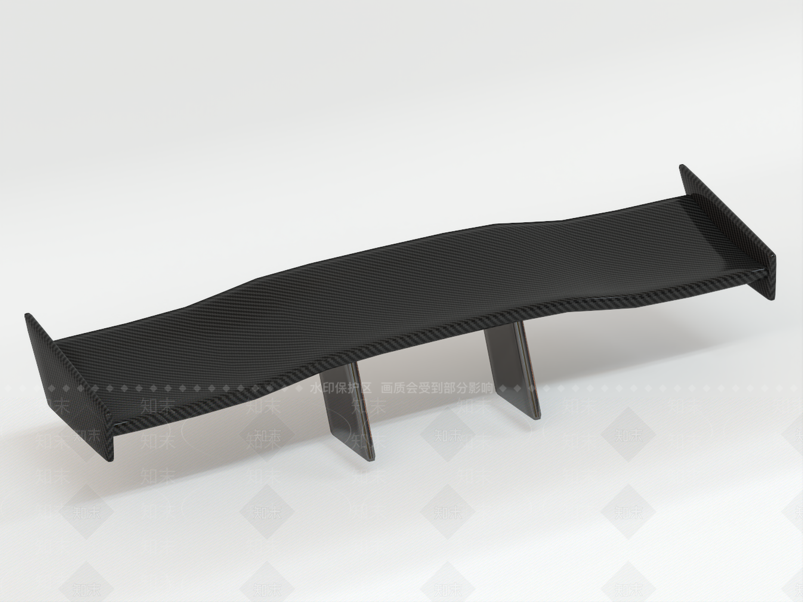 汽车尾翼3D模型下载【ID:1159501704】