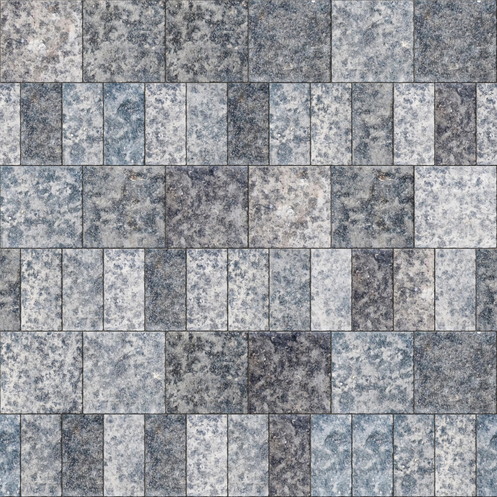 青色大小错拼方形错缝毛面石材铺装贴图下载【ID:1159505496】