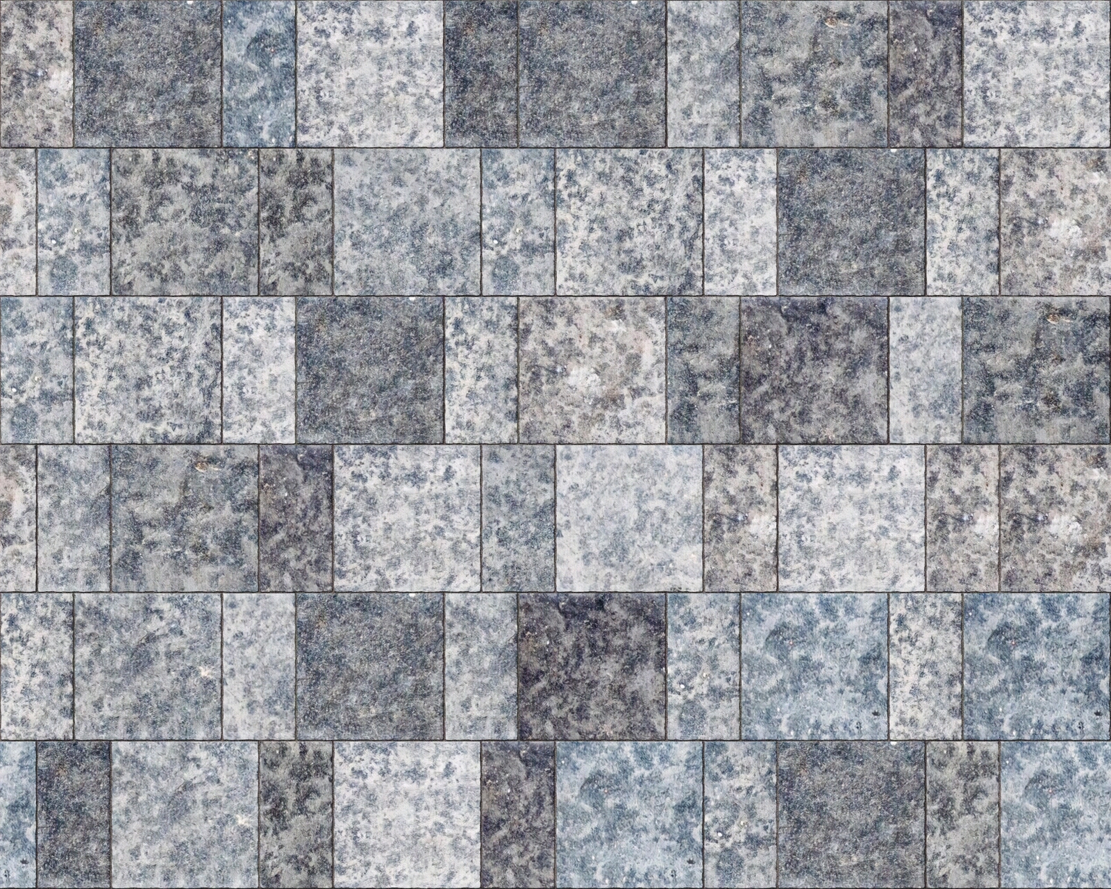 青色大小错拼方形错缝毛面石材铺装贴图下载【ID:1159505424】