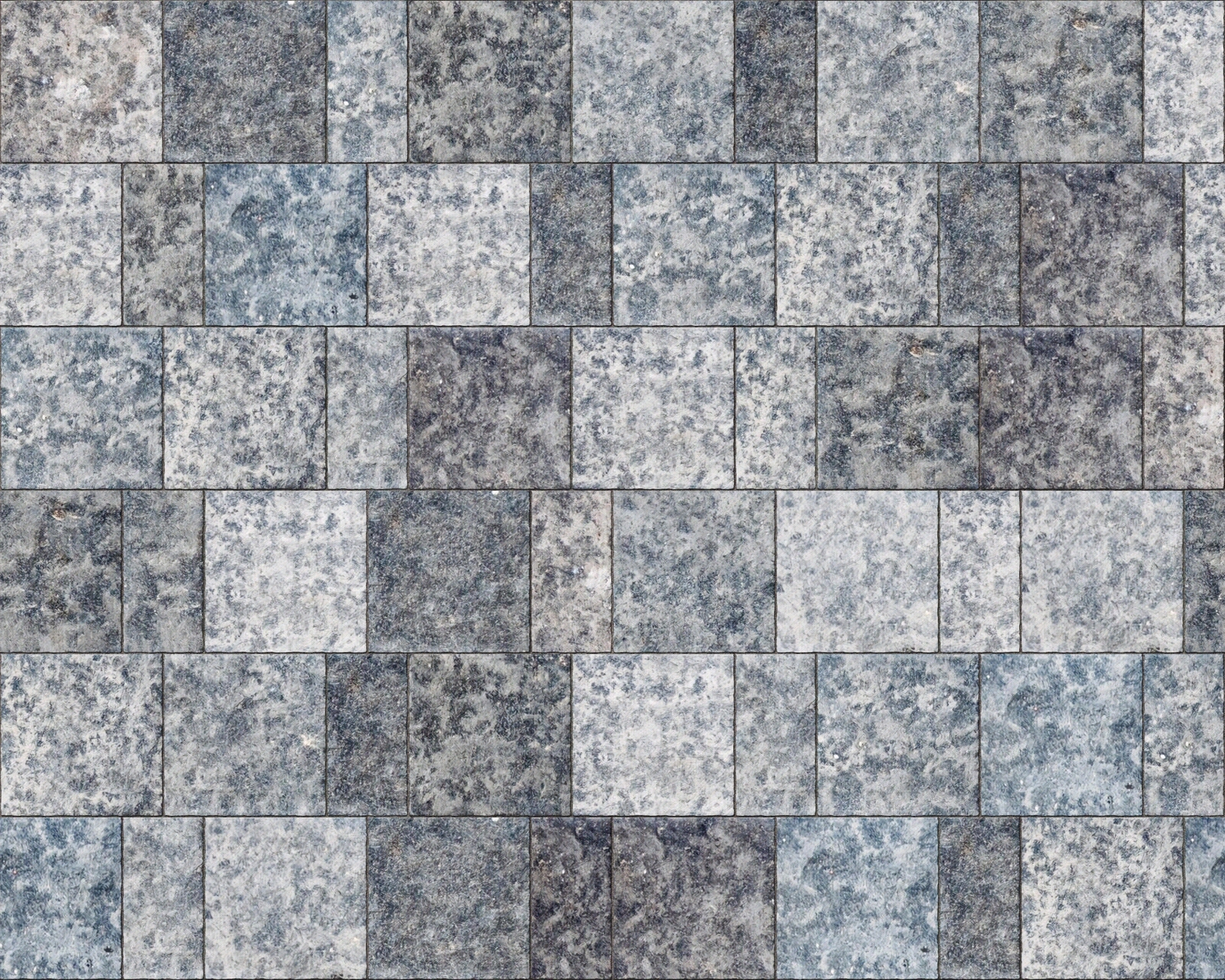 青色大小错拼方形错缝毛面石材铺装贴图下载【ID:1159505565】