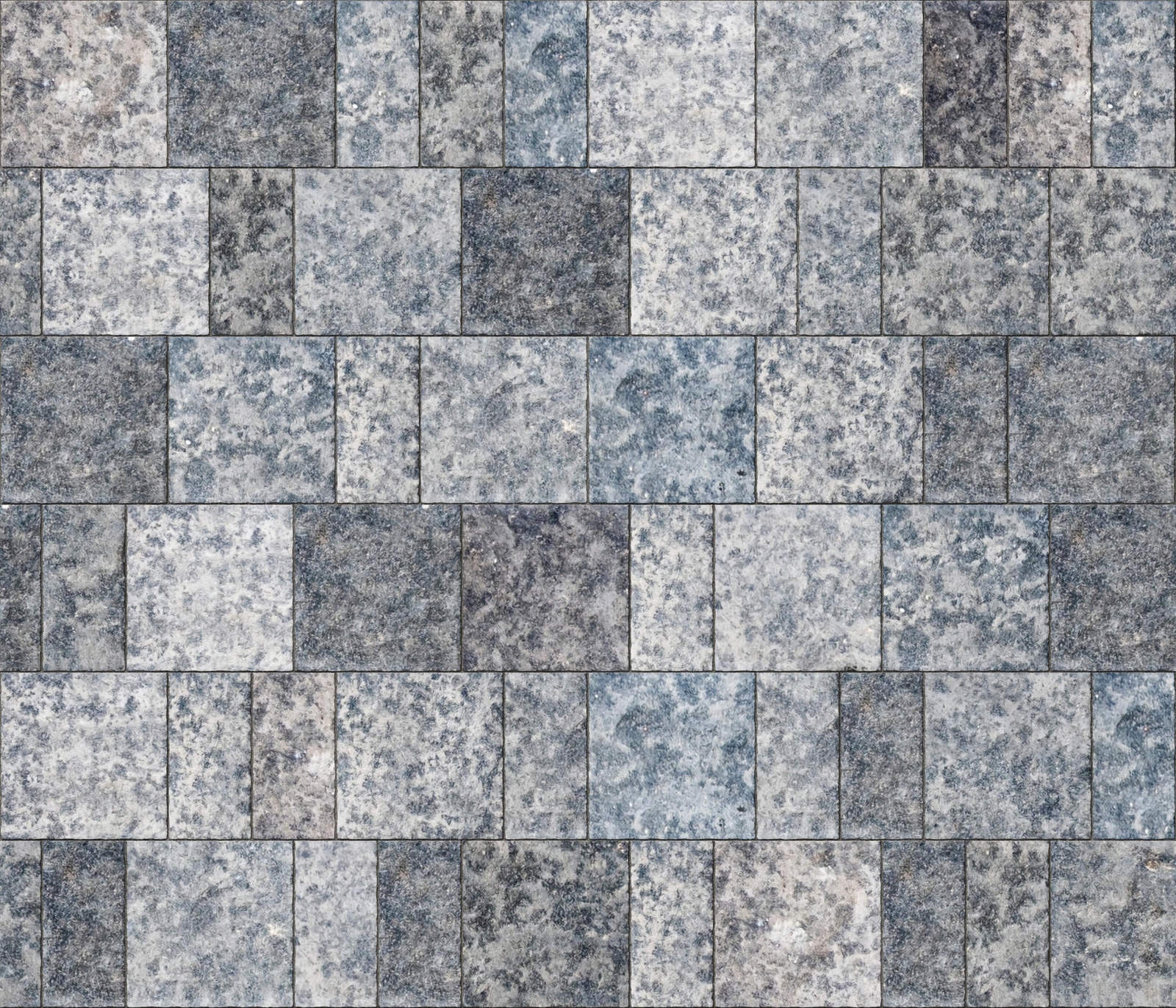 青色大小错拼方形错缝毛面石材铺装贴图下载【ID:1159505597】