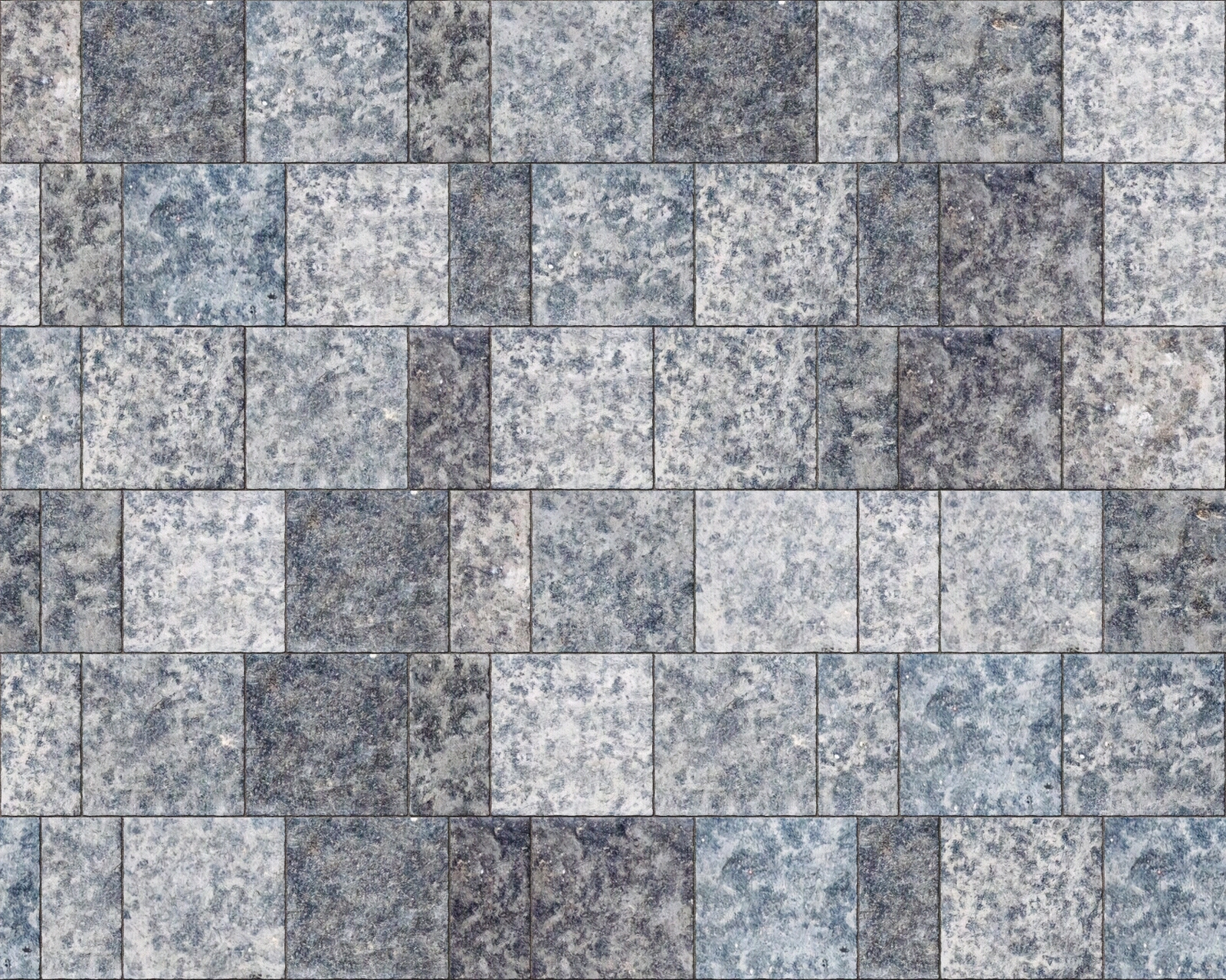 青色大小错拼方形错缝毛面石材铺装贴图下载【ID:1159505548】