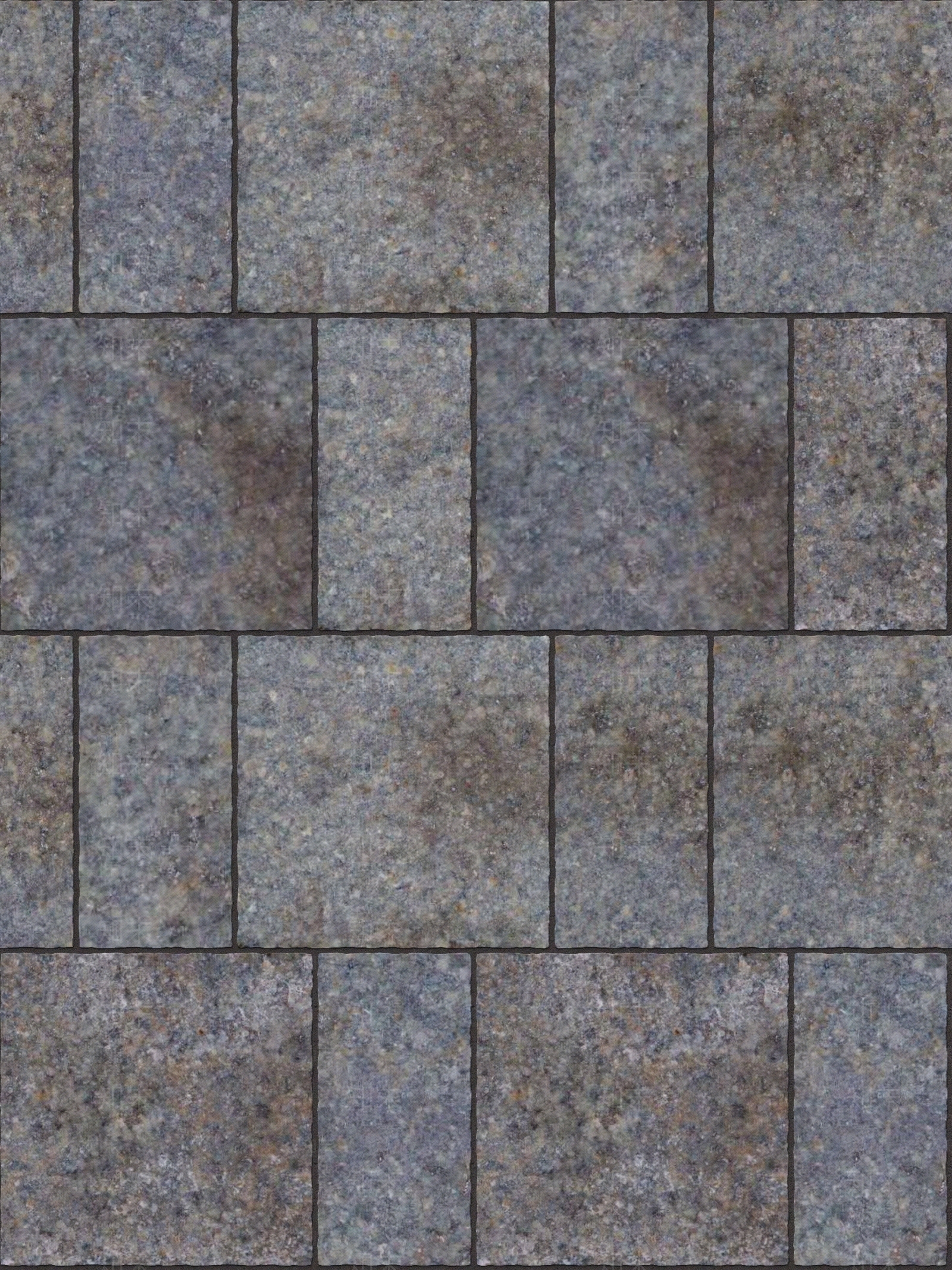 青色大小错拼方形错缝毛面石材铺装贴图下载【ID:1159505803】