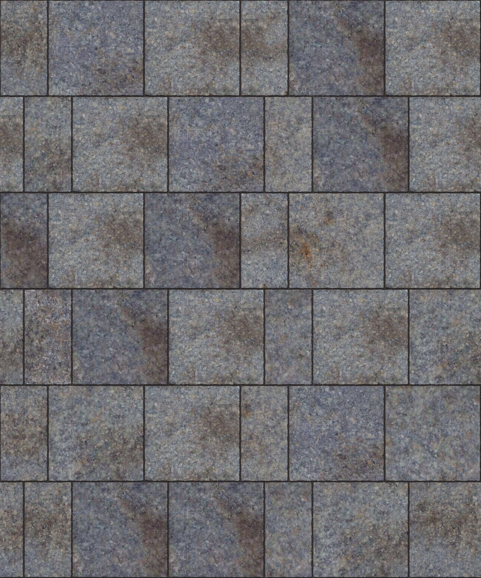 青色大小错拼方形错缝毛面石材铺装贴图下载【ID:1159505806】
