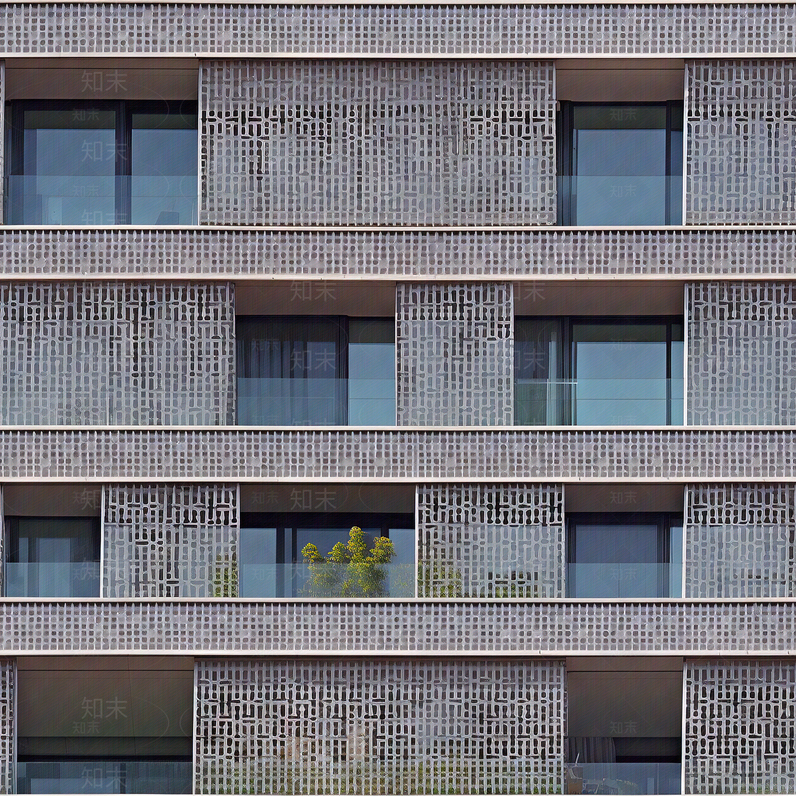 无缝遮阳建筑外立面贴图下载【ID:1159506731】