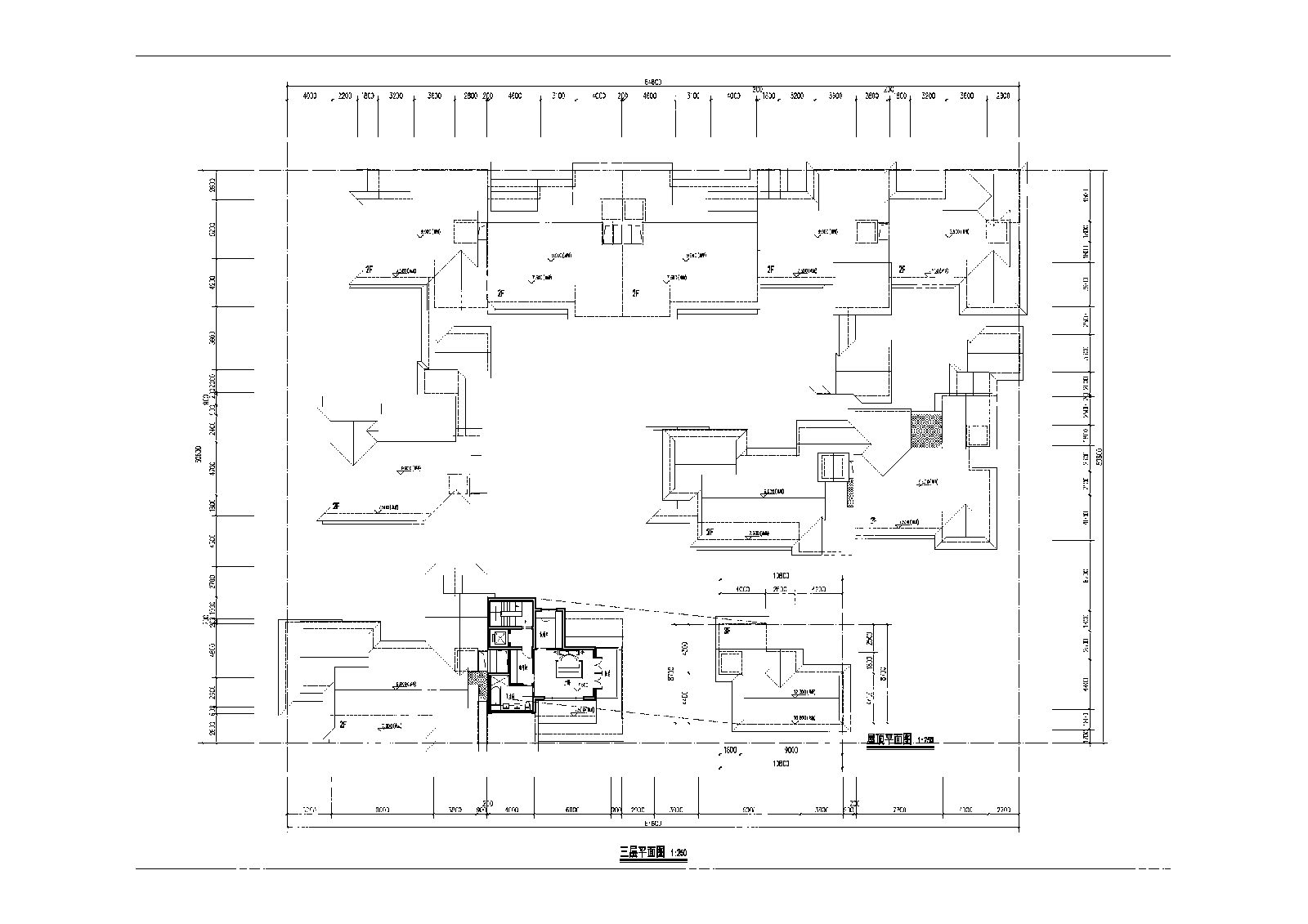 中式合院别墅组团全套图纸施工图下载【ID:1159509853】