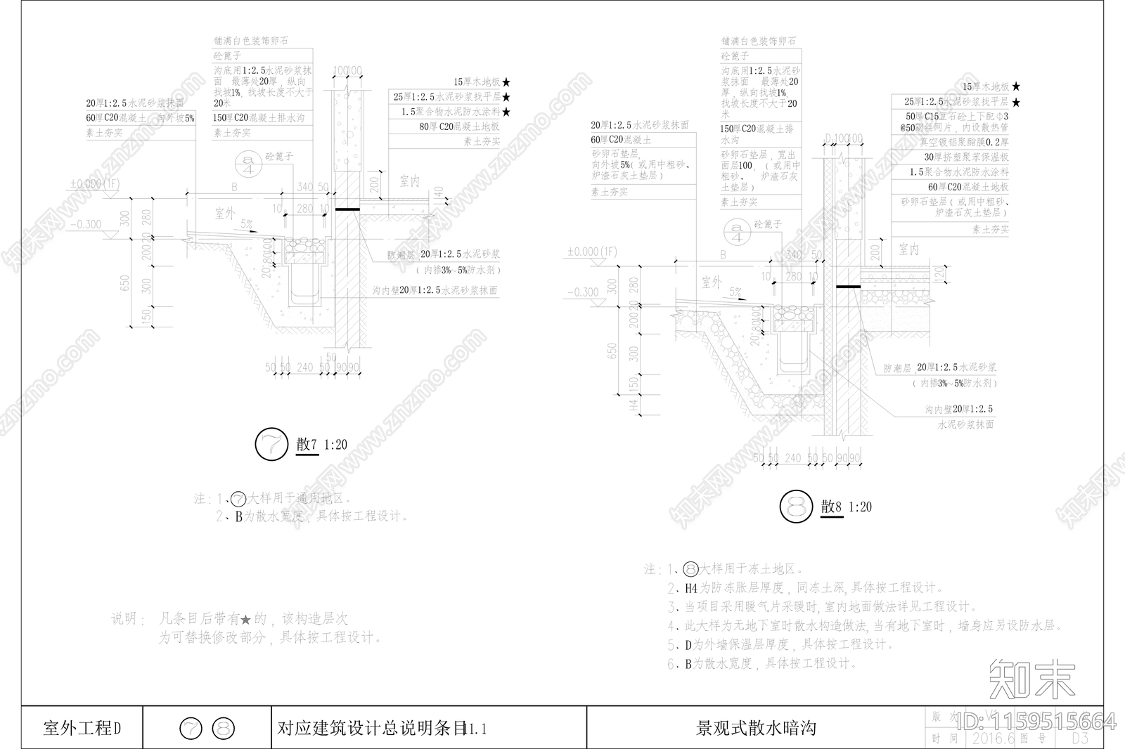 标准图集室外工程施工图下载【ID:1159515664】