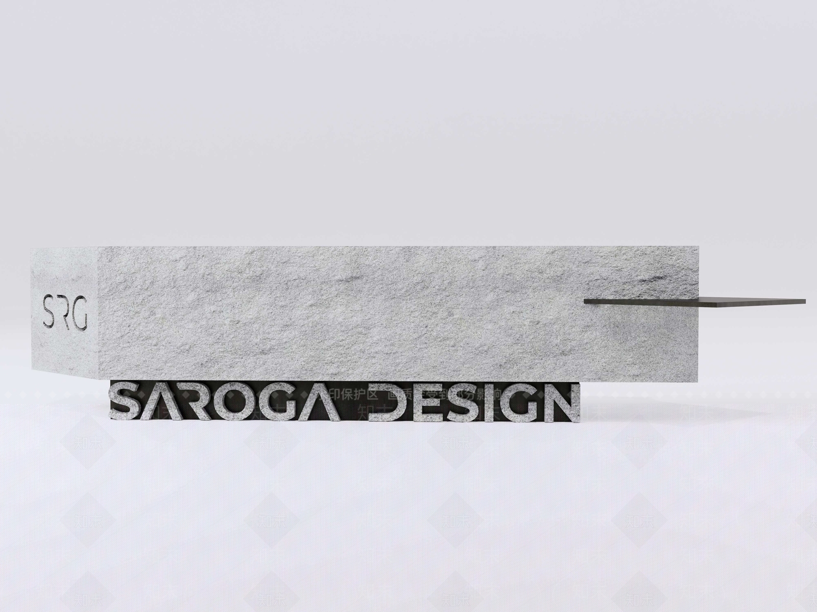 工业风格服务台SU模型下载【ID:1159518342】