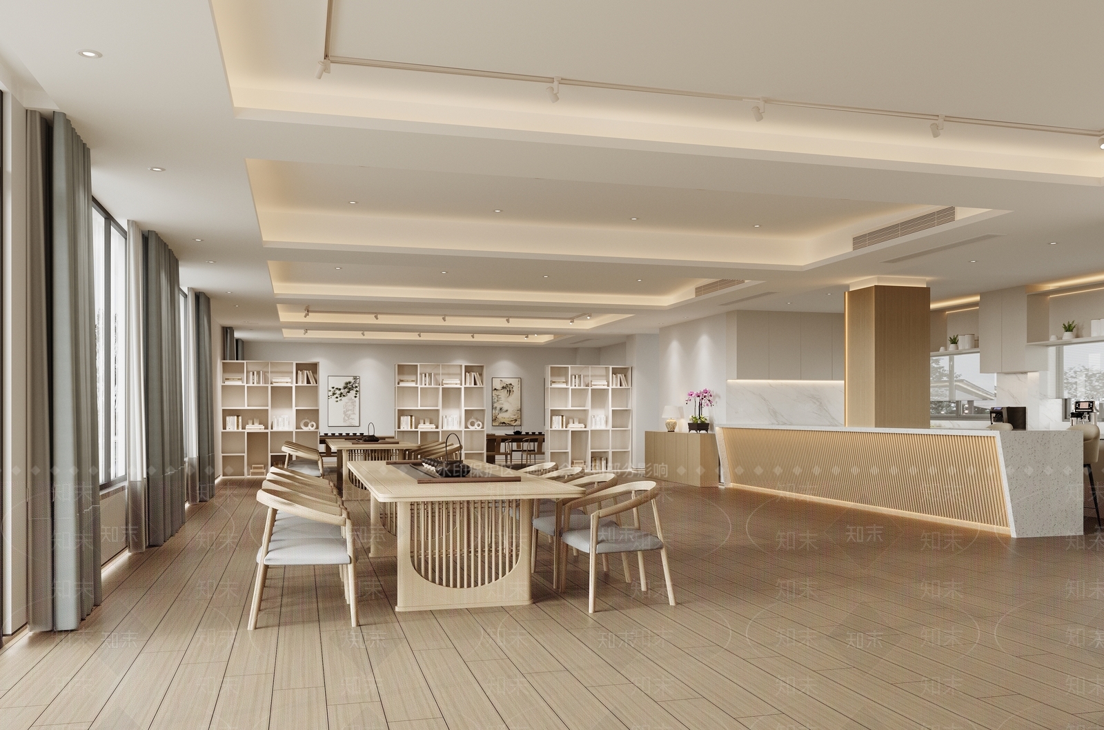 现代办公室3D模型下载【ID:1159519602】