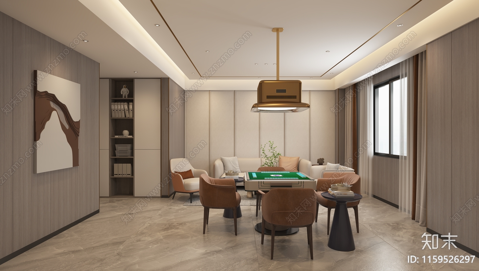 棋牌室cad施工图下载【ID:1159526297】