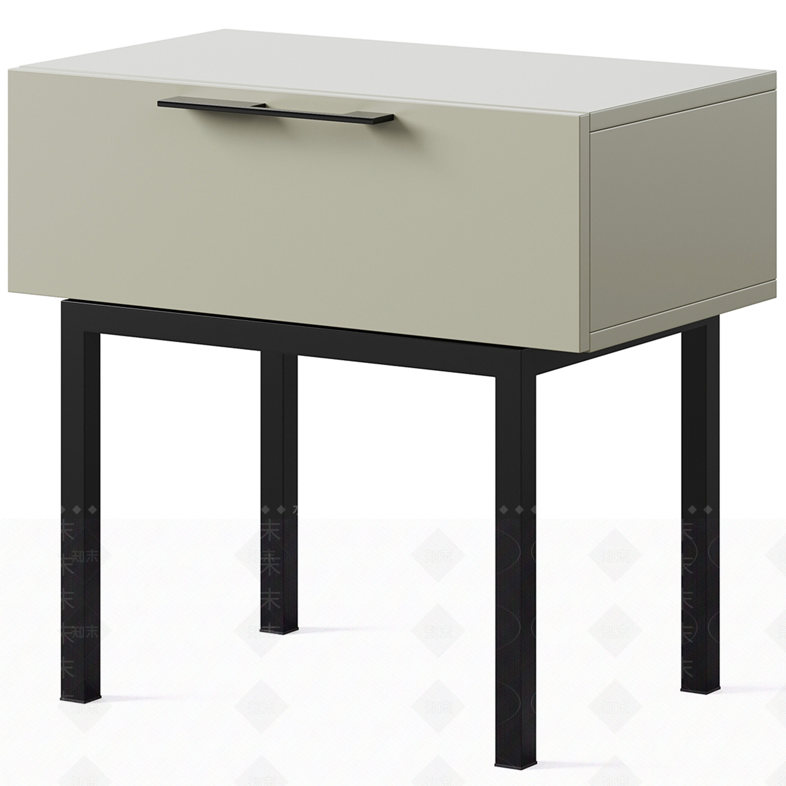 现代床头柜3D模型下载【ID:1160796516】