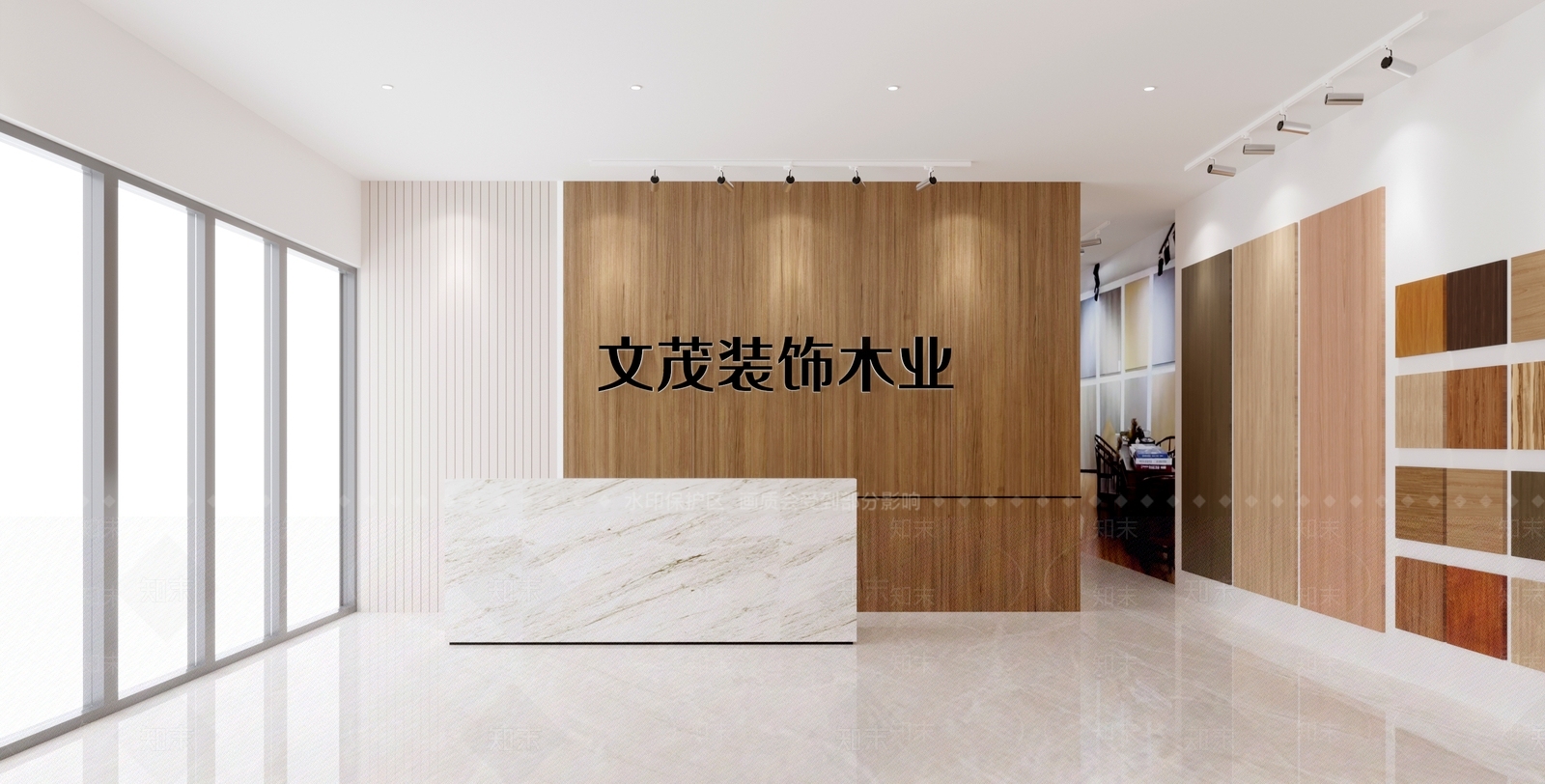 现代板材店3D模型下载【ID:1159546770】