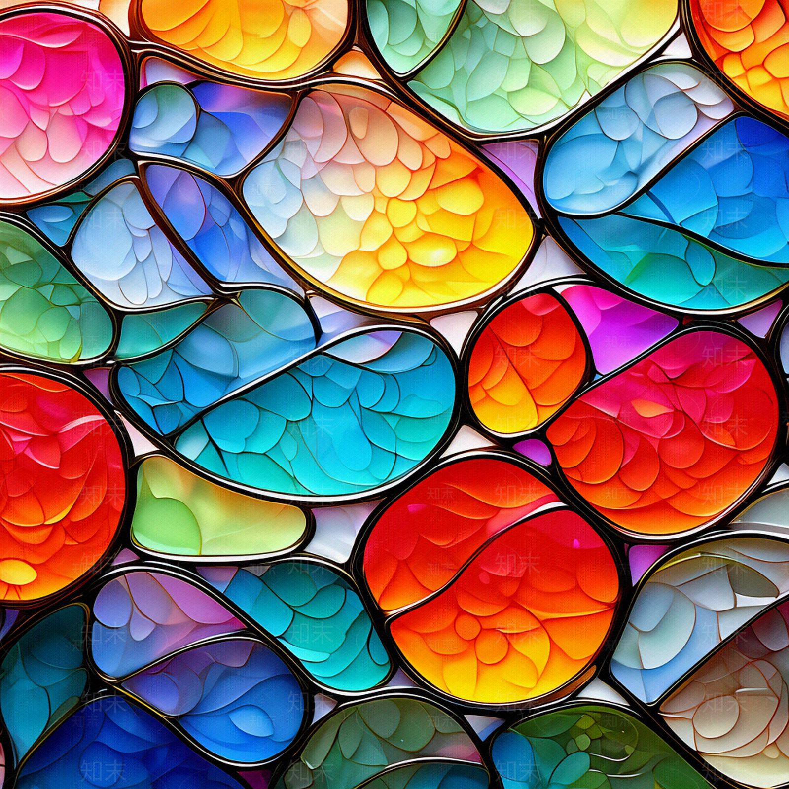 彩色拼花玻璃贴图下载【ID:1159554610】