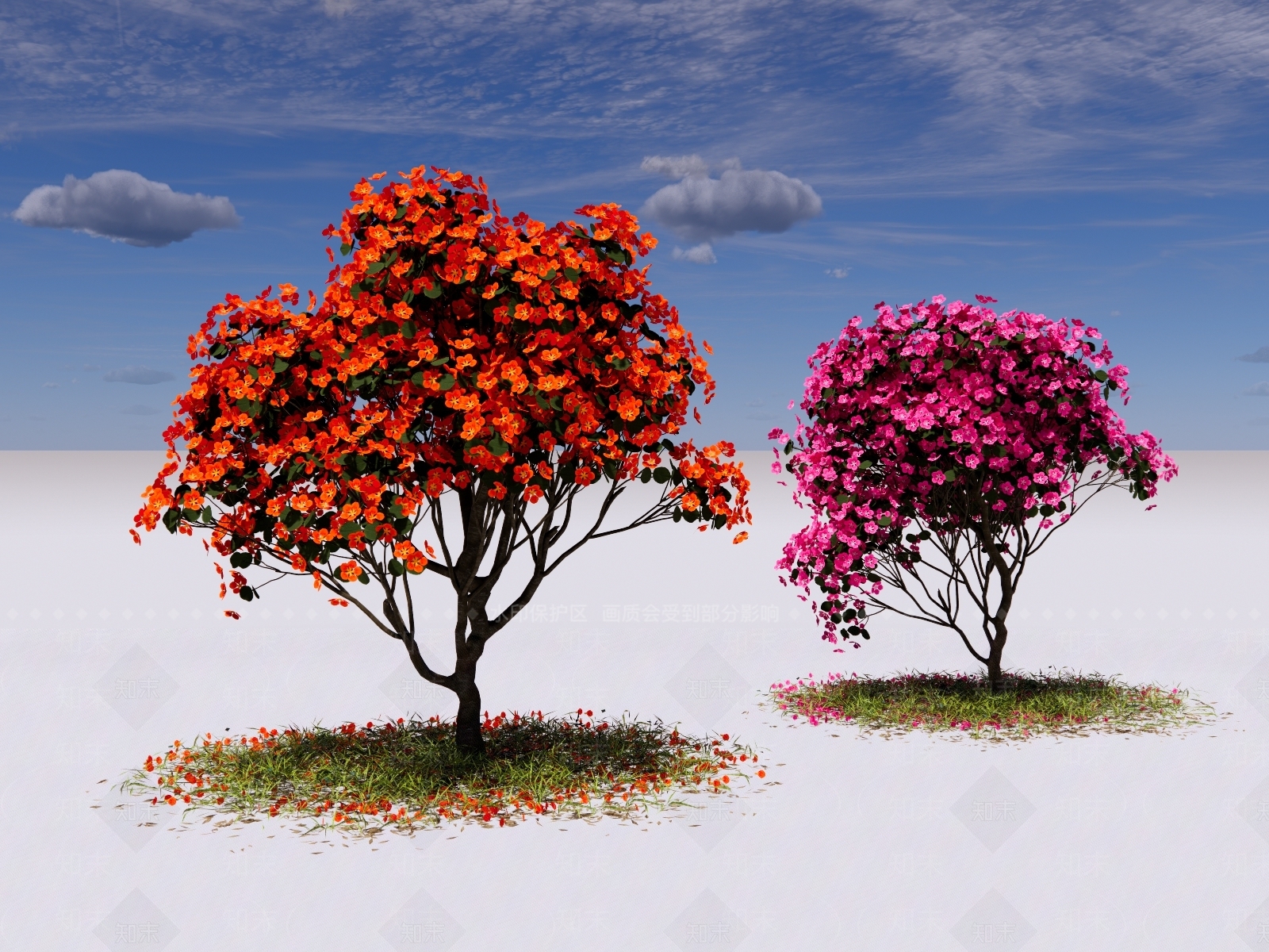 杜鹃花SU模型下载【ID:1159557136】