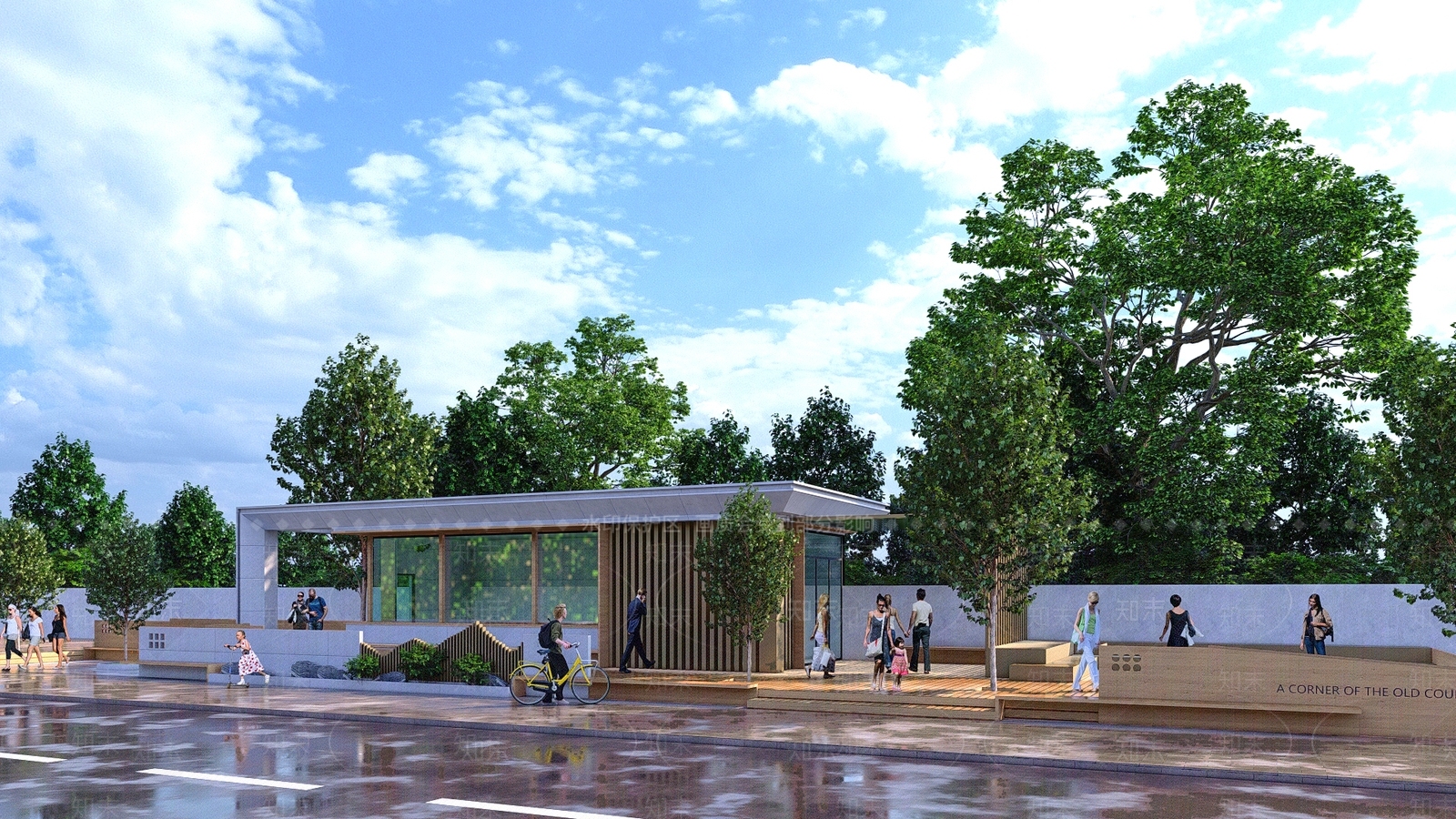 现代公交车旅游驿站SU模型下载【ID:1159557911】