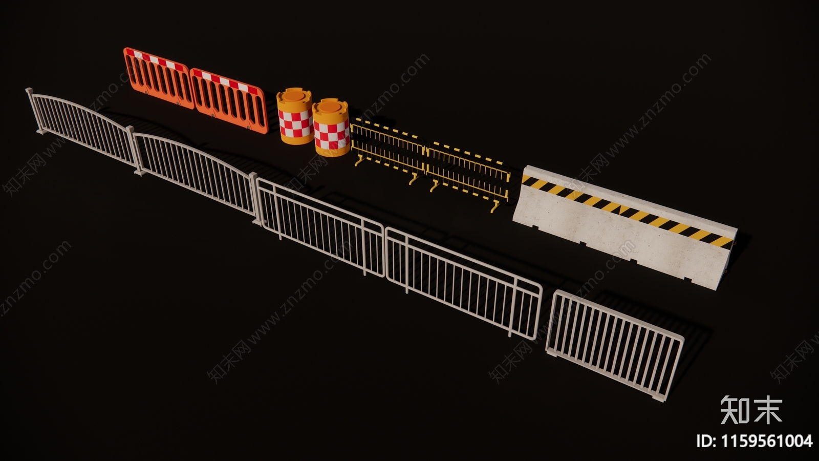 路障SU模型下载【ID:1159561004】