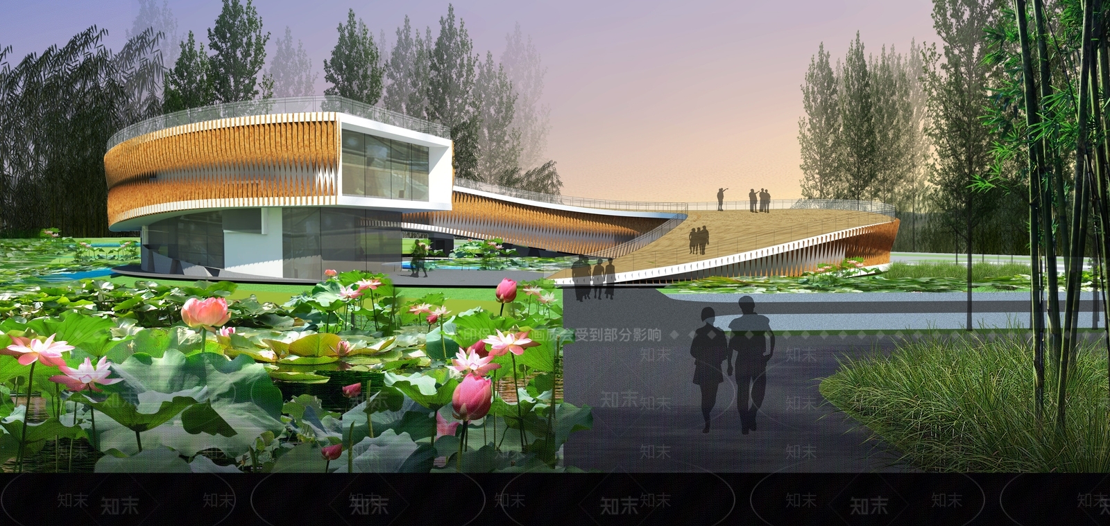 现代周敦颐纪念馆SU模型下载【ID:1159562056】