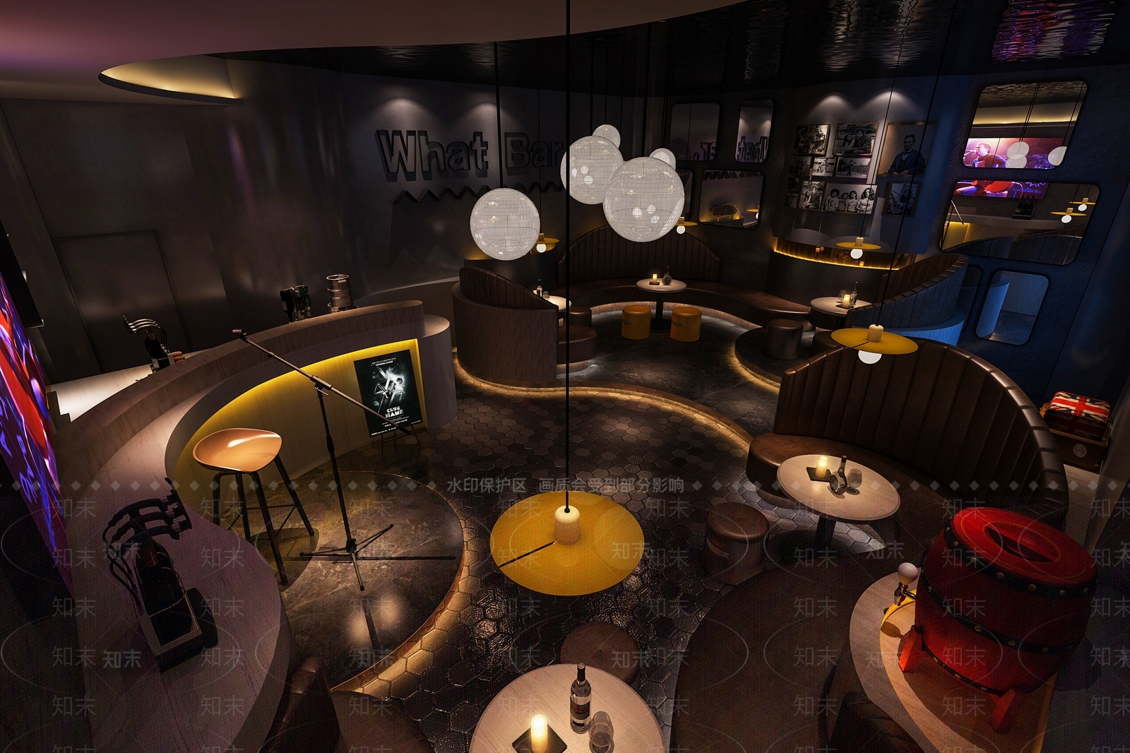 工业风酒吧3D模型下载【ID:1159562757】