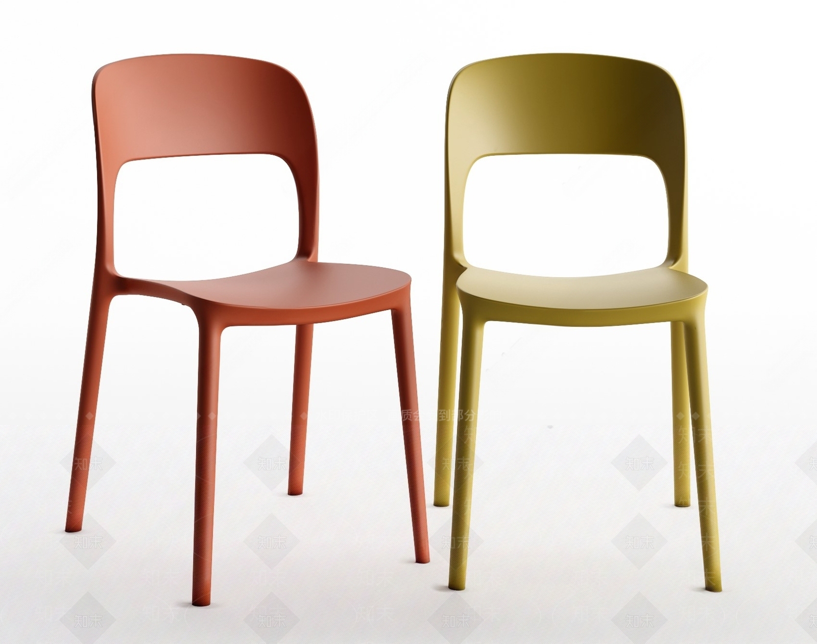 现代餐椅3D模型下载【ID:1159563454】