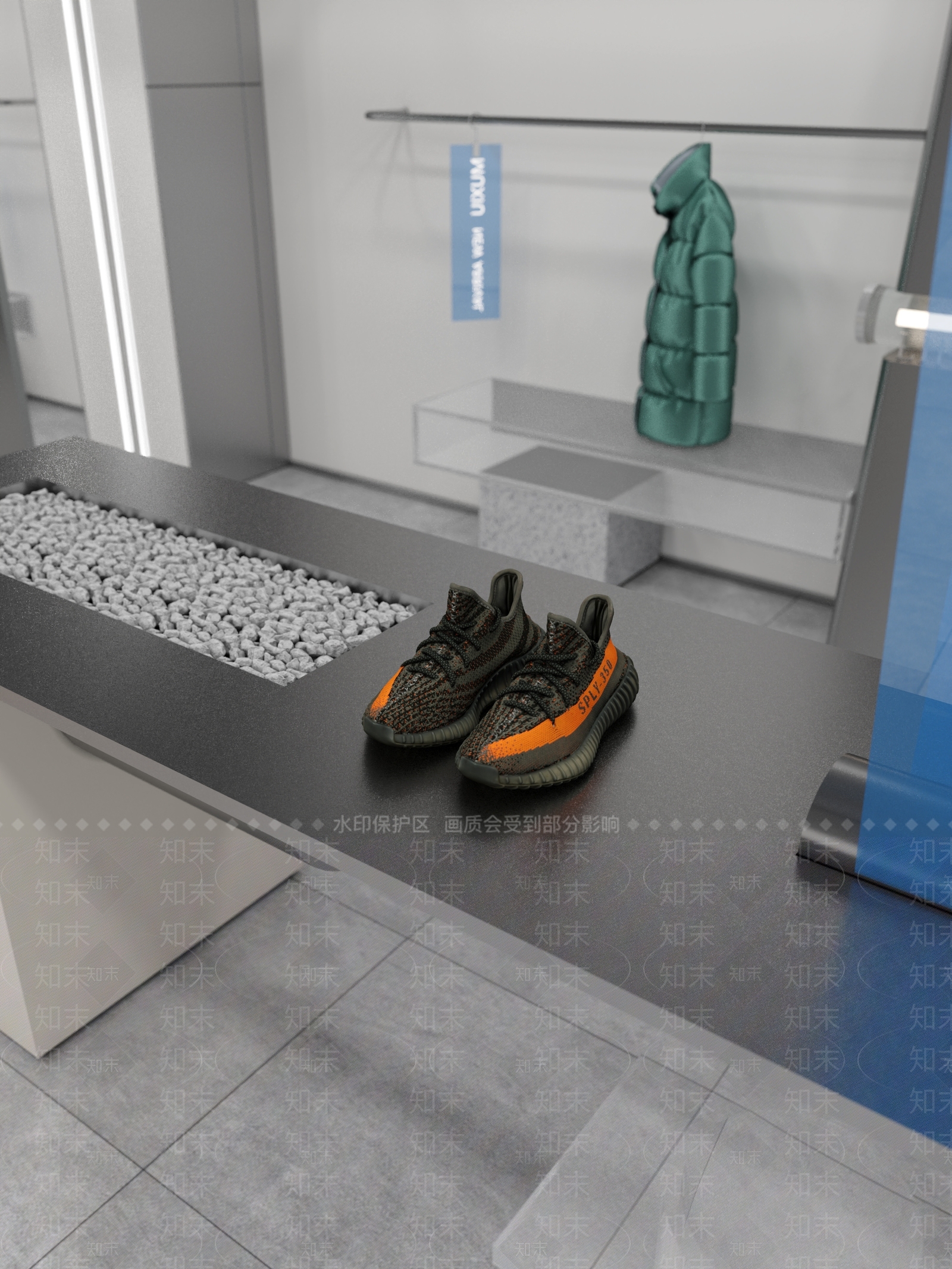 服装店现代3D模型下载【ID:1159568359】