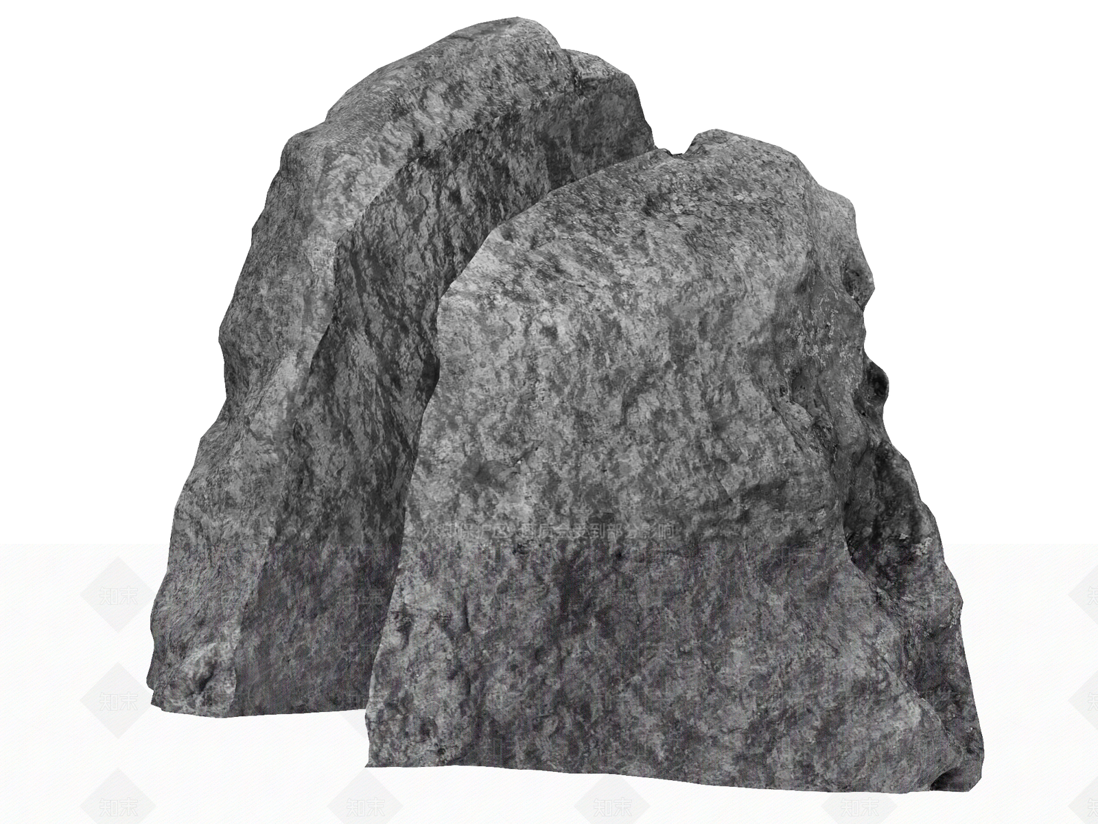 现代石头3D模型下载【ID:1159571211】
