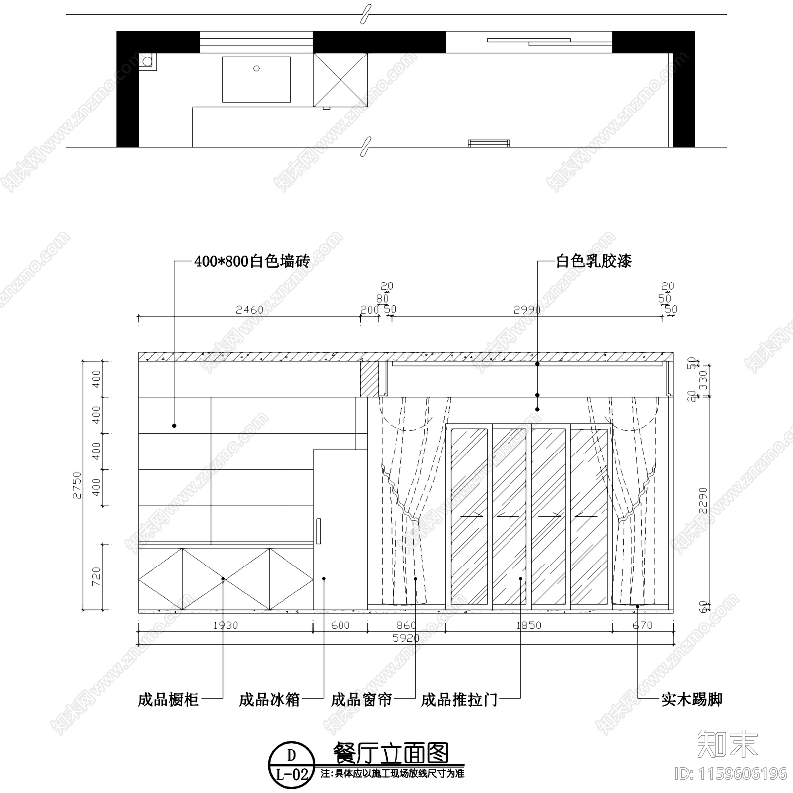 三室两厅两卫大平层室内家装CAcad施工图下载【ID:1159606196】