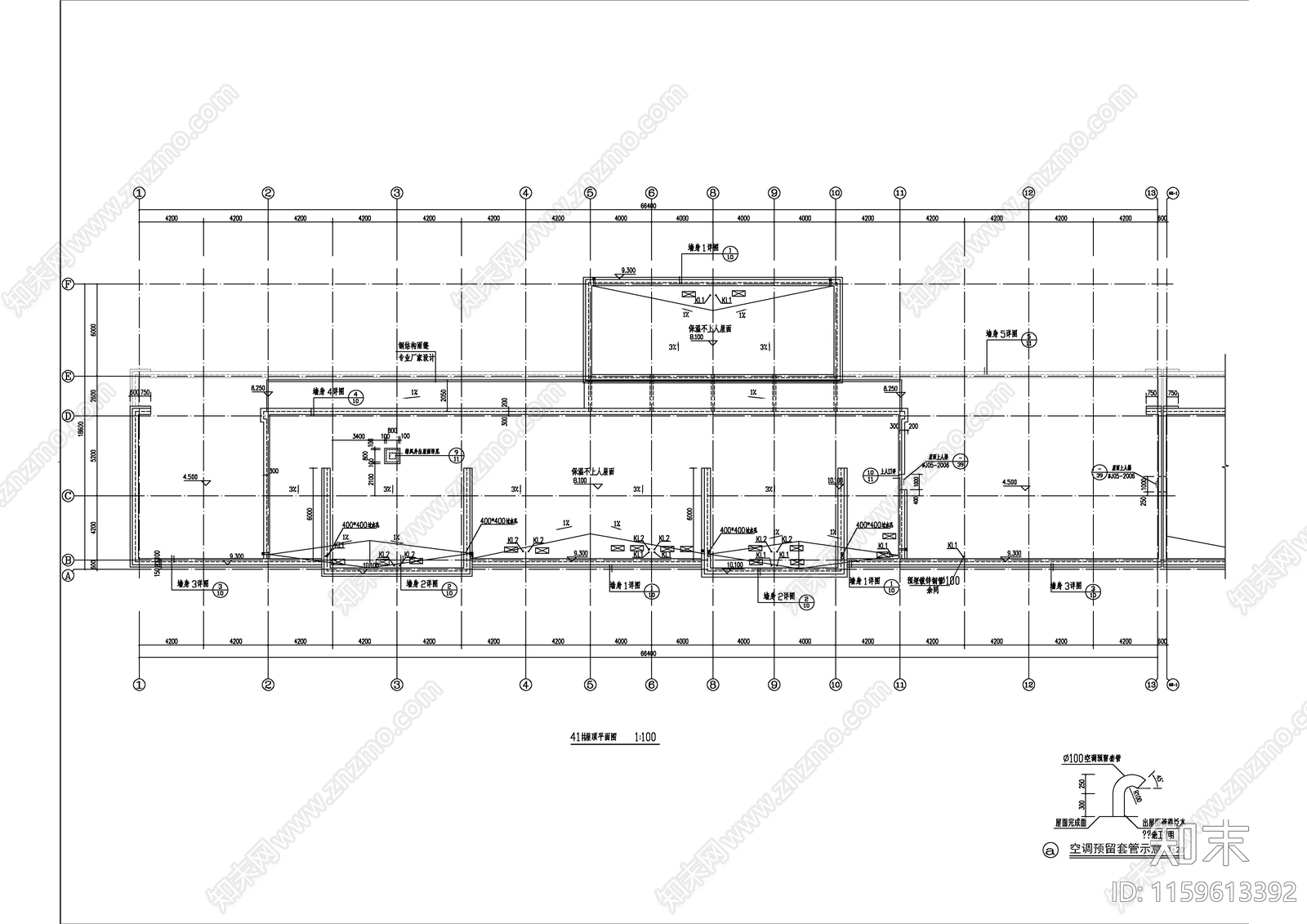 小区沿街商铺建cad施工图下载【ID:1159613392】