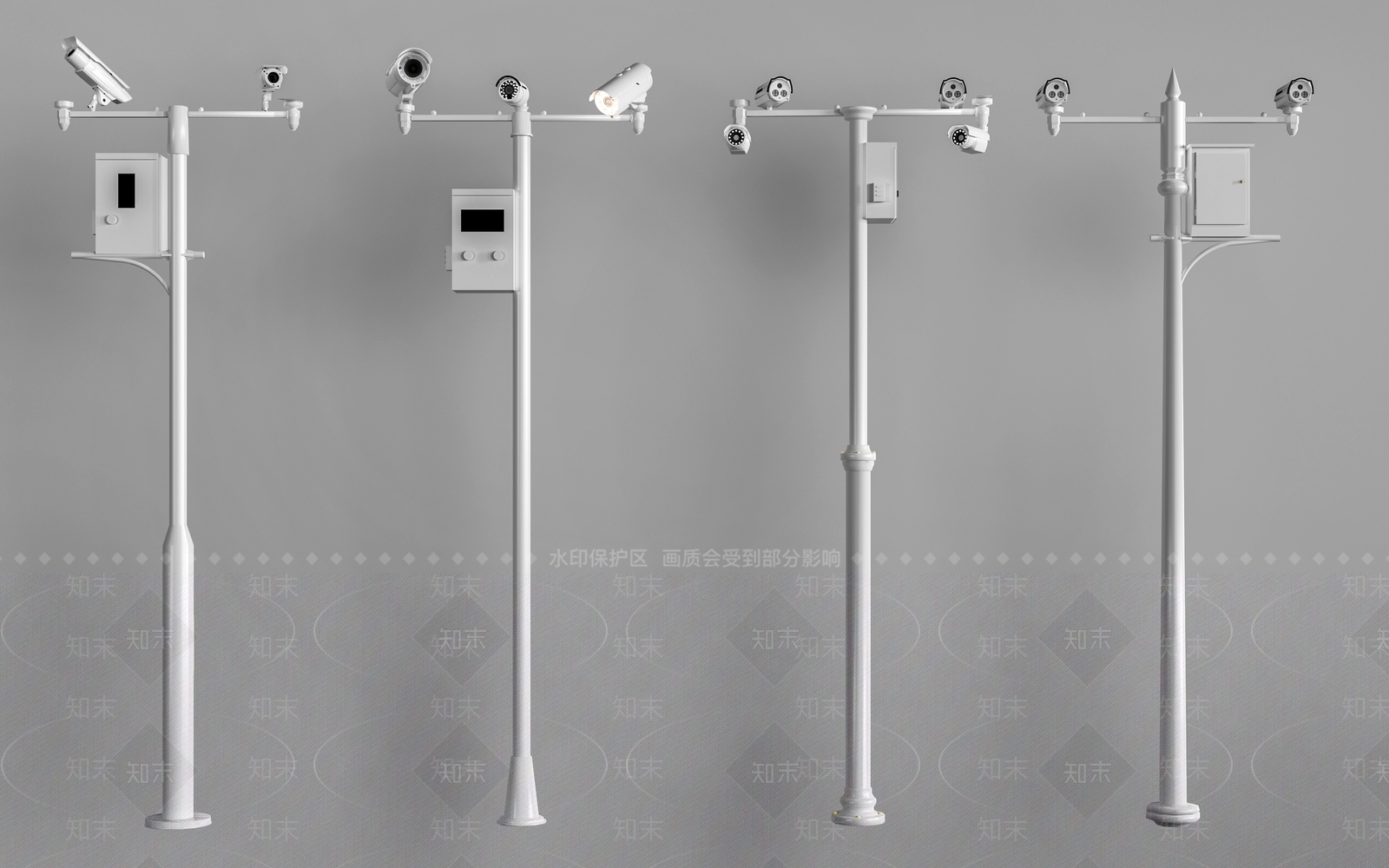 现代监控器3D模型下载【ID:1159616975】