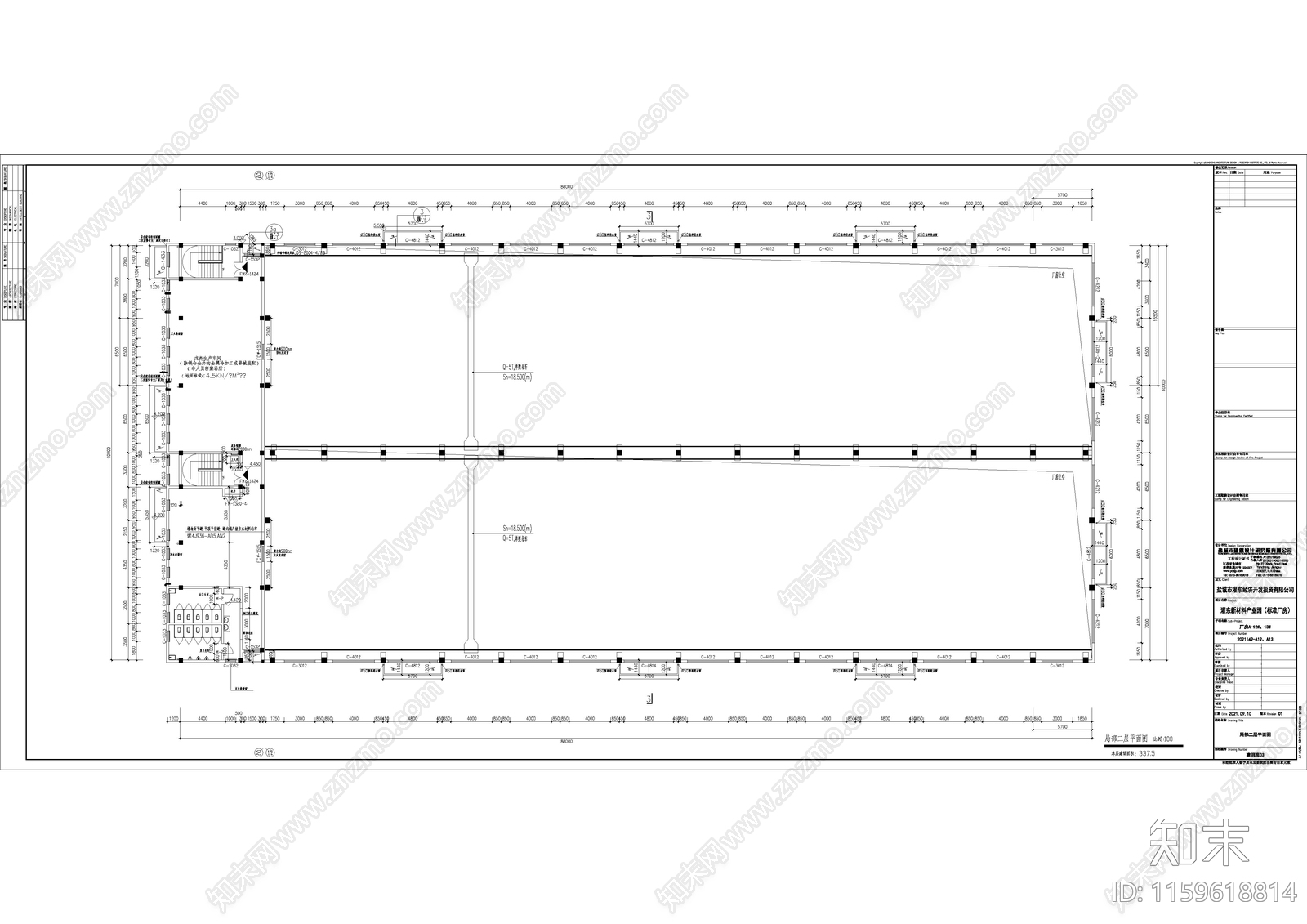 灌东新材料产业园cad施工图下载【ID:1159618814】