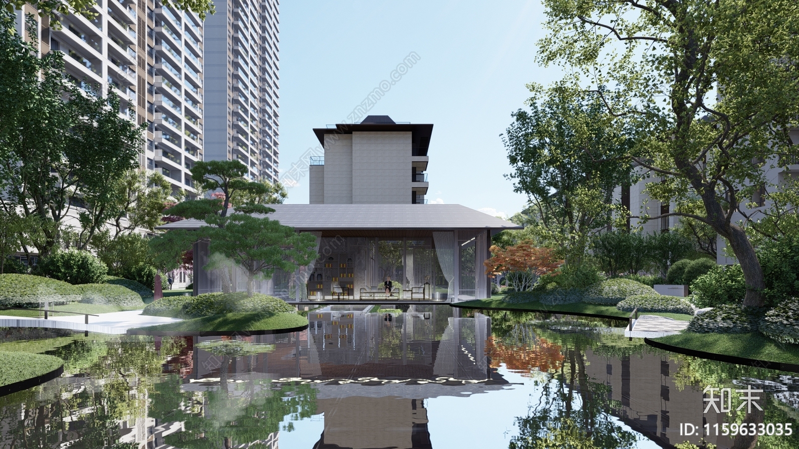 首创禧瑞府大区景cad施工图下载【ID:1159633035】