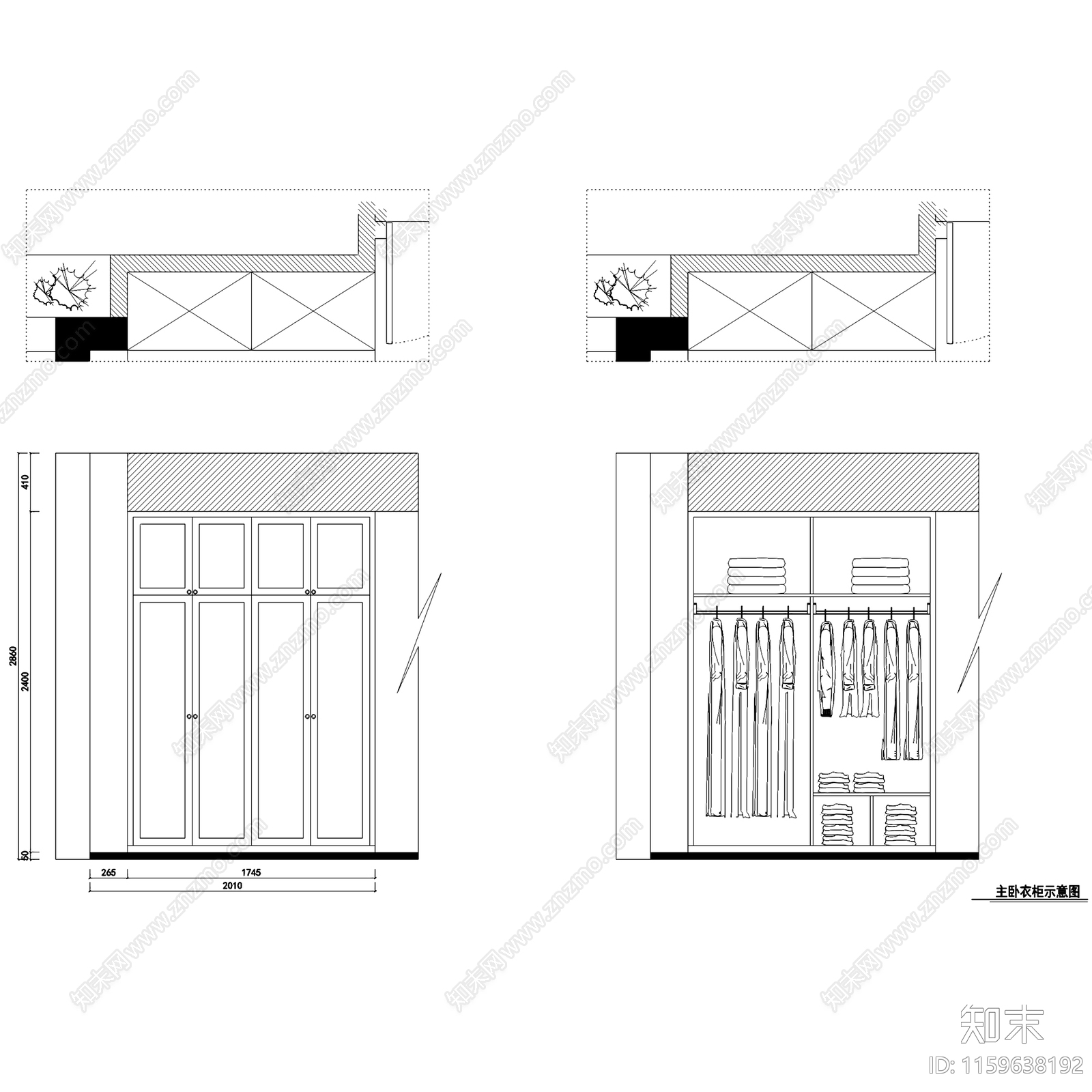 北欧现代国际百纳三室两厅两卫私宅雅居室内家装cad施工图下载【ID:1159638192】