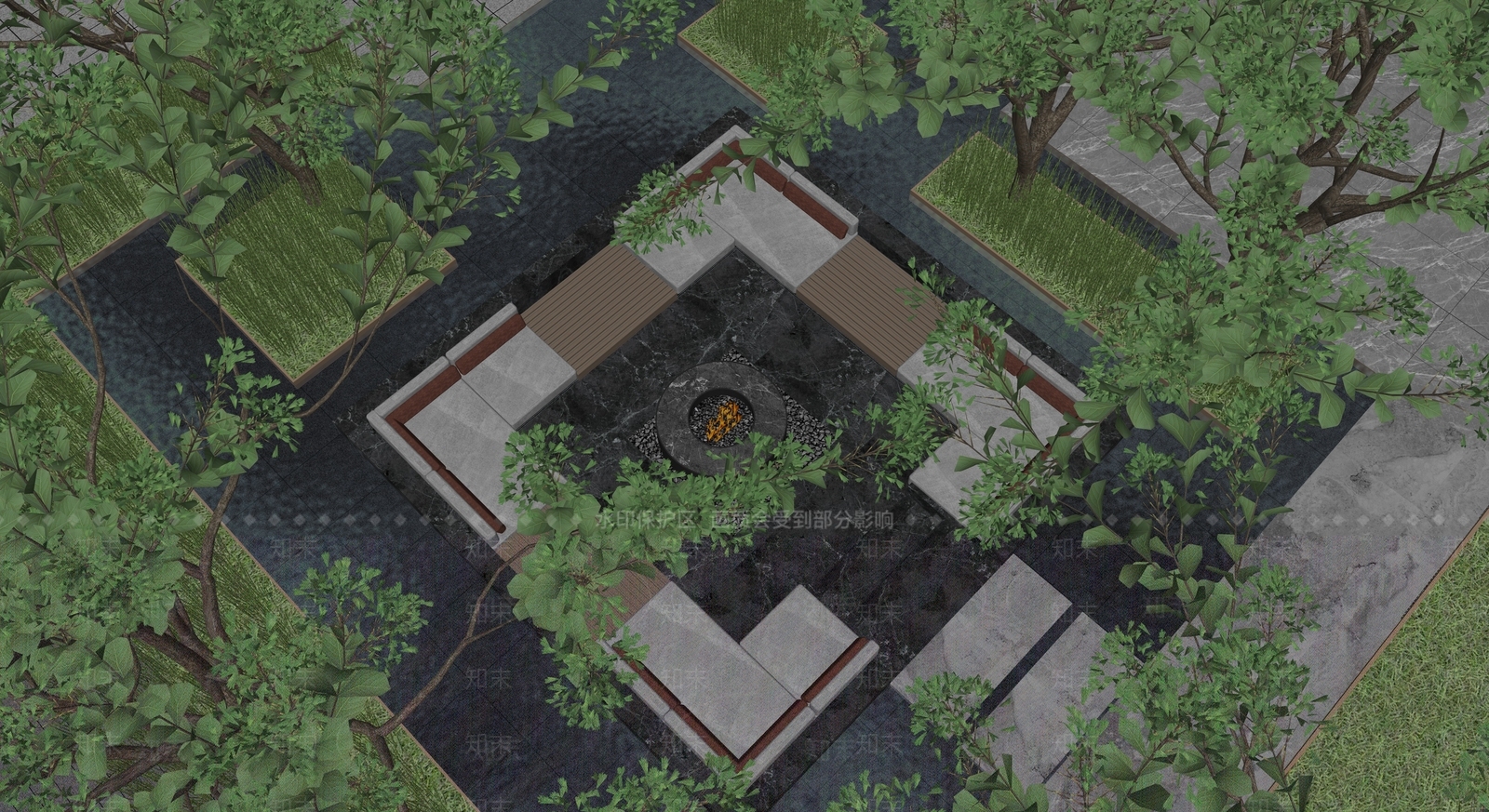 现代下沉卡座SU模型下载【ID:1159845129】