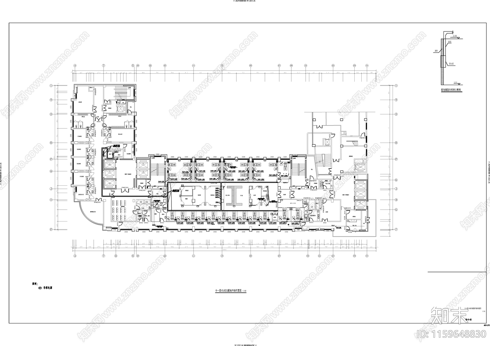 某医院手术室净化工程室cad施工图下载【ID:1159648830】