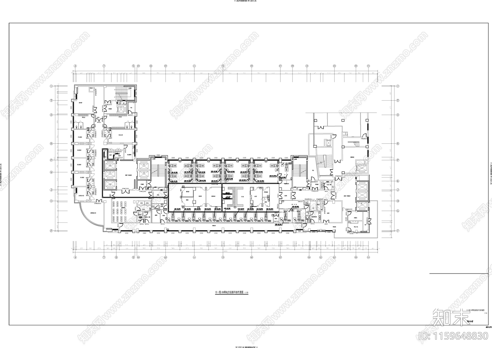 某医院手术室净化工程室cad施工图下载【ID:1159648830】