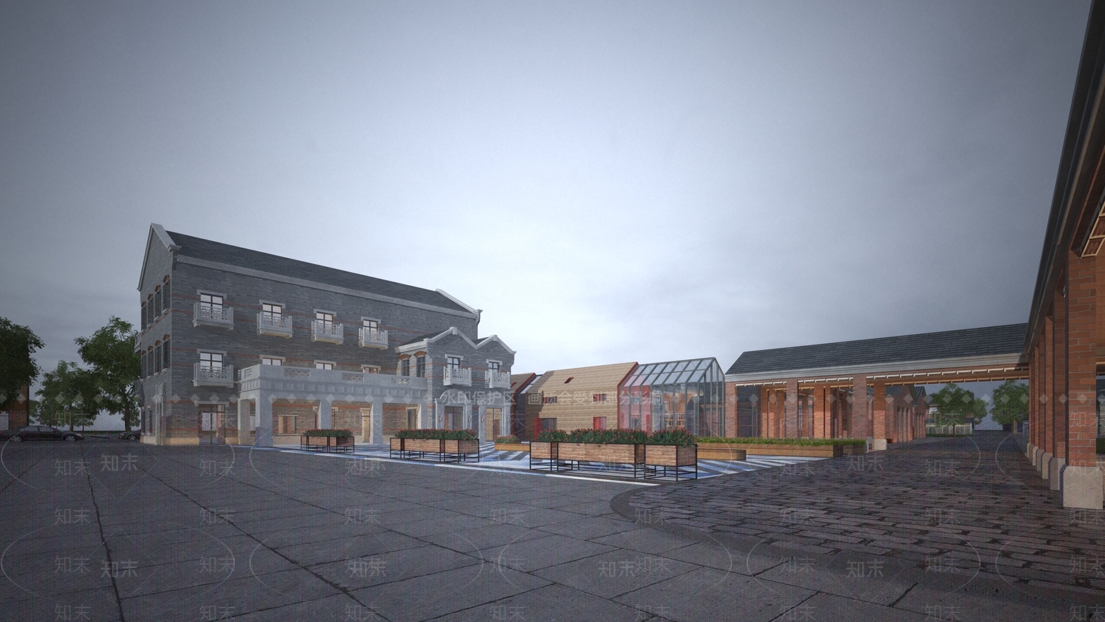 新古典风格建筑3D模型下载【ID:1159658938】