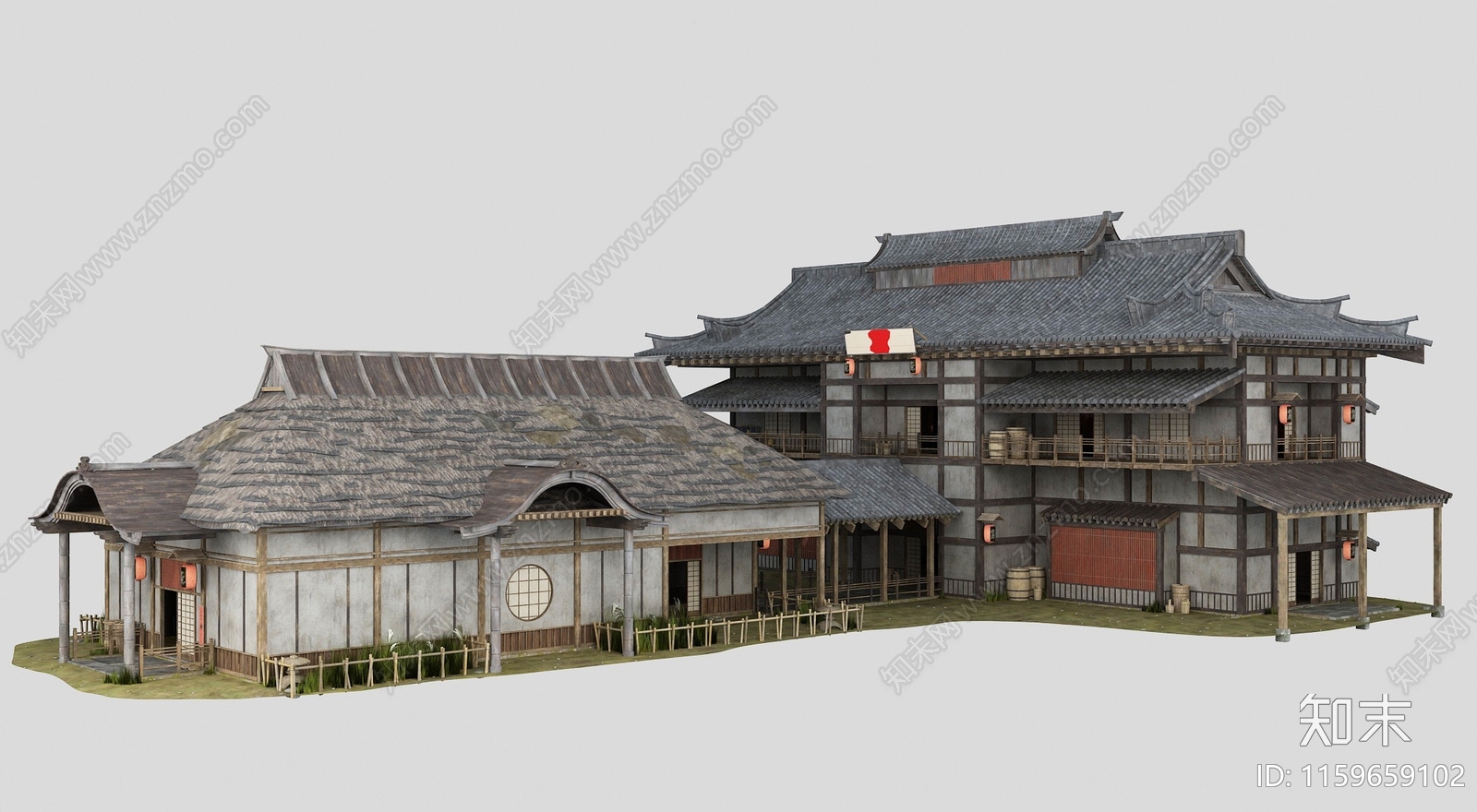 艺术风格建筑3D模型下载【ID:1159659102】