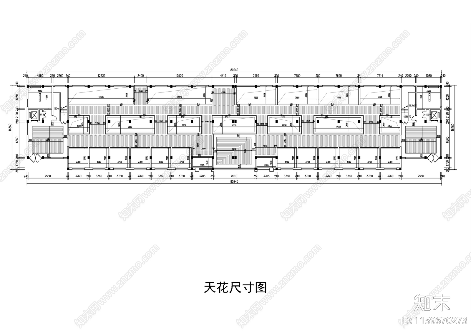 金村市场室内装修工程cad施工图下载【ID:1159670273】