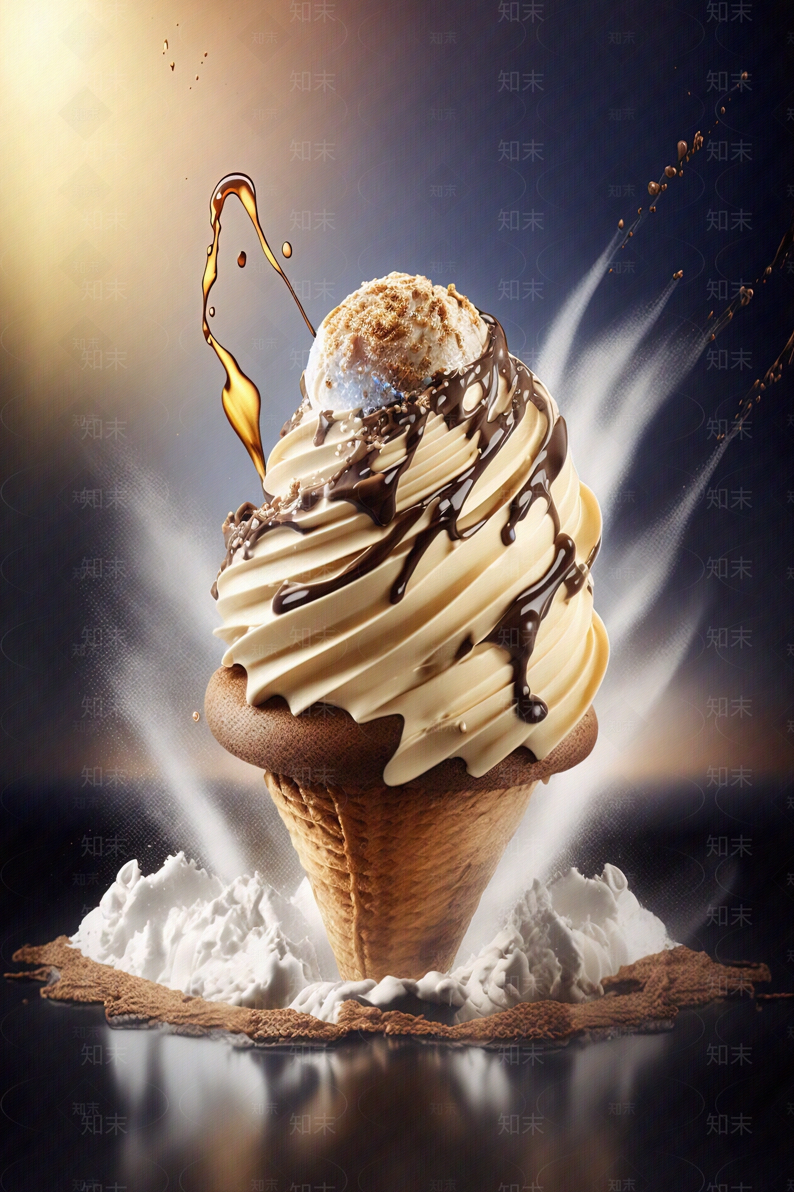 冰激凌广告贴图下载【ID:1159672254】