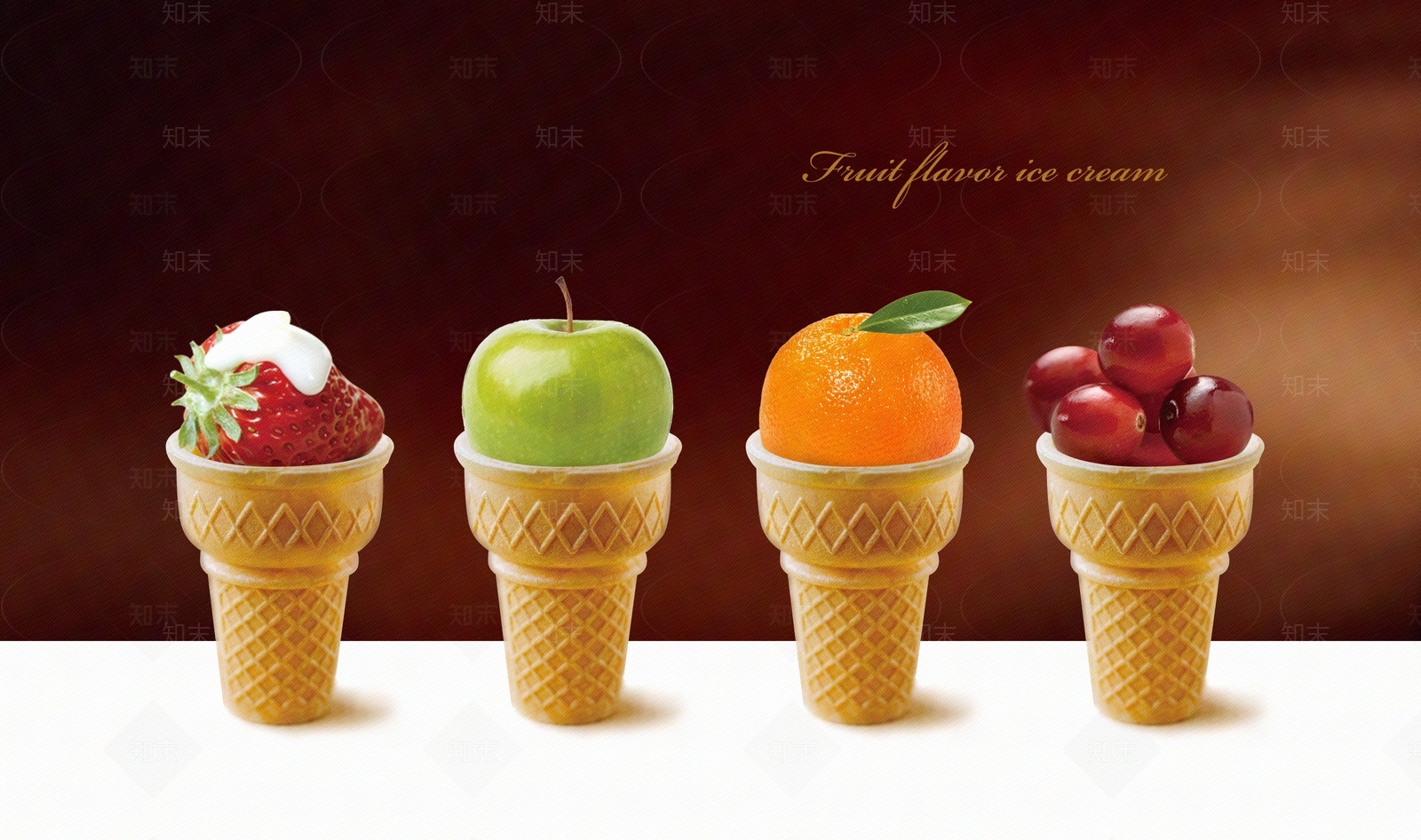 冰激凌广告贴图下载【ID:1159672487】