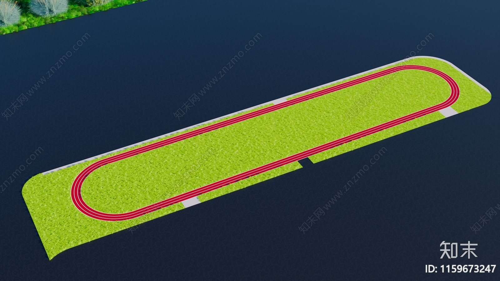 现代跑道SU模型下载【ID:1159673247】