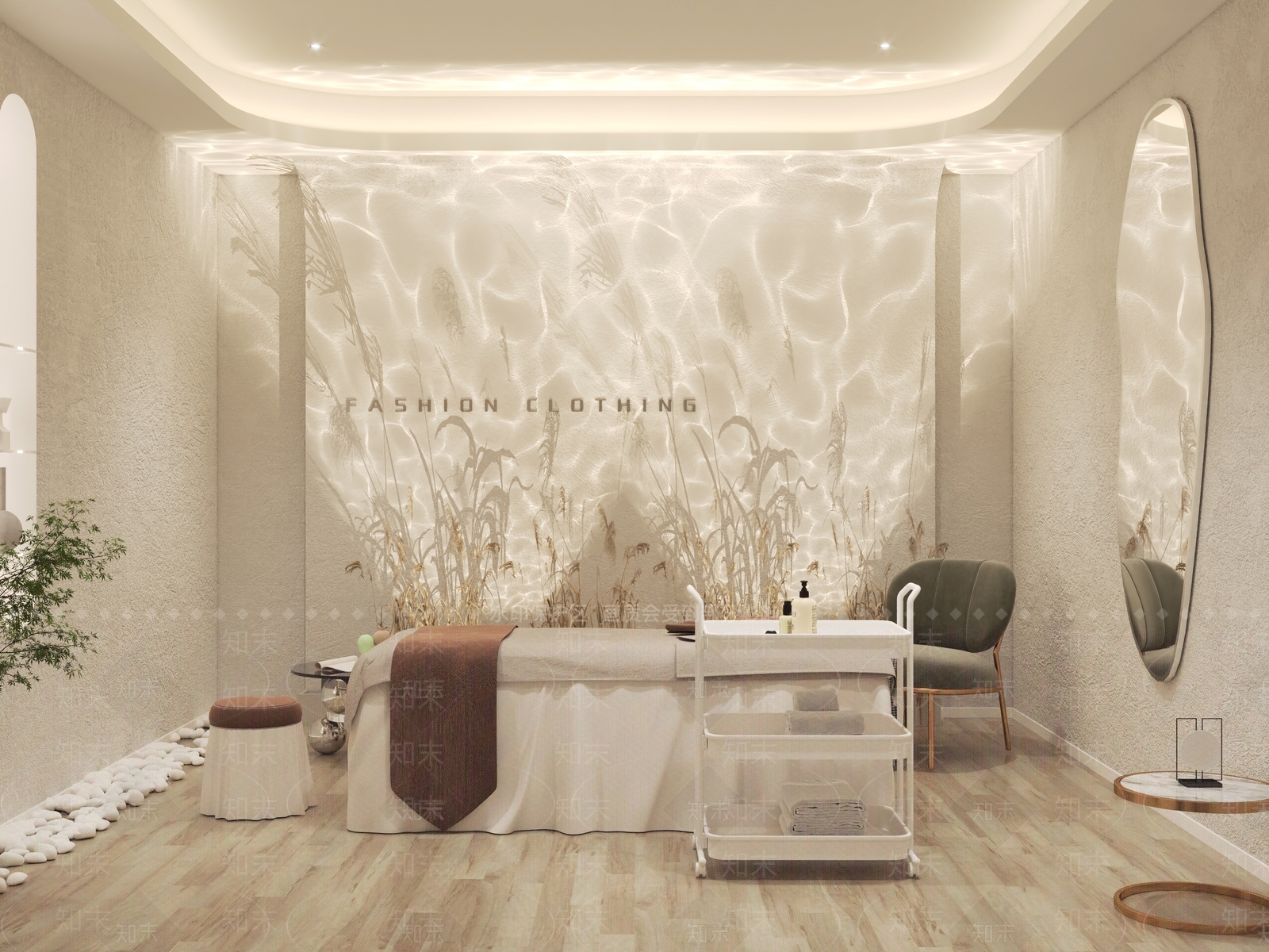 侘寂美容SPA店3D模型下载【ID:1159681329】