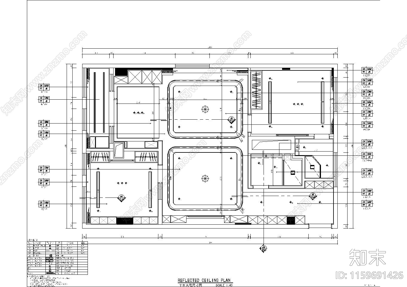 110m²公寓cad施工图下载【ID:1159691426】