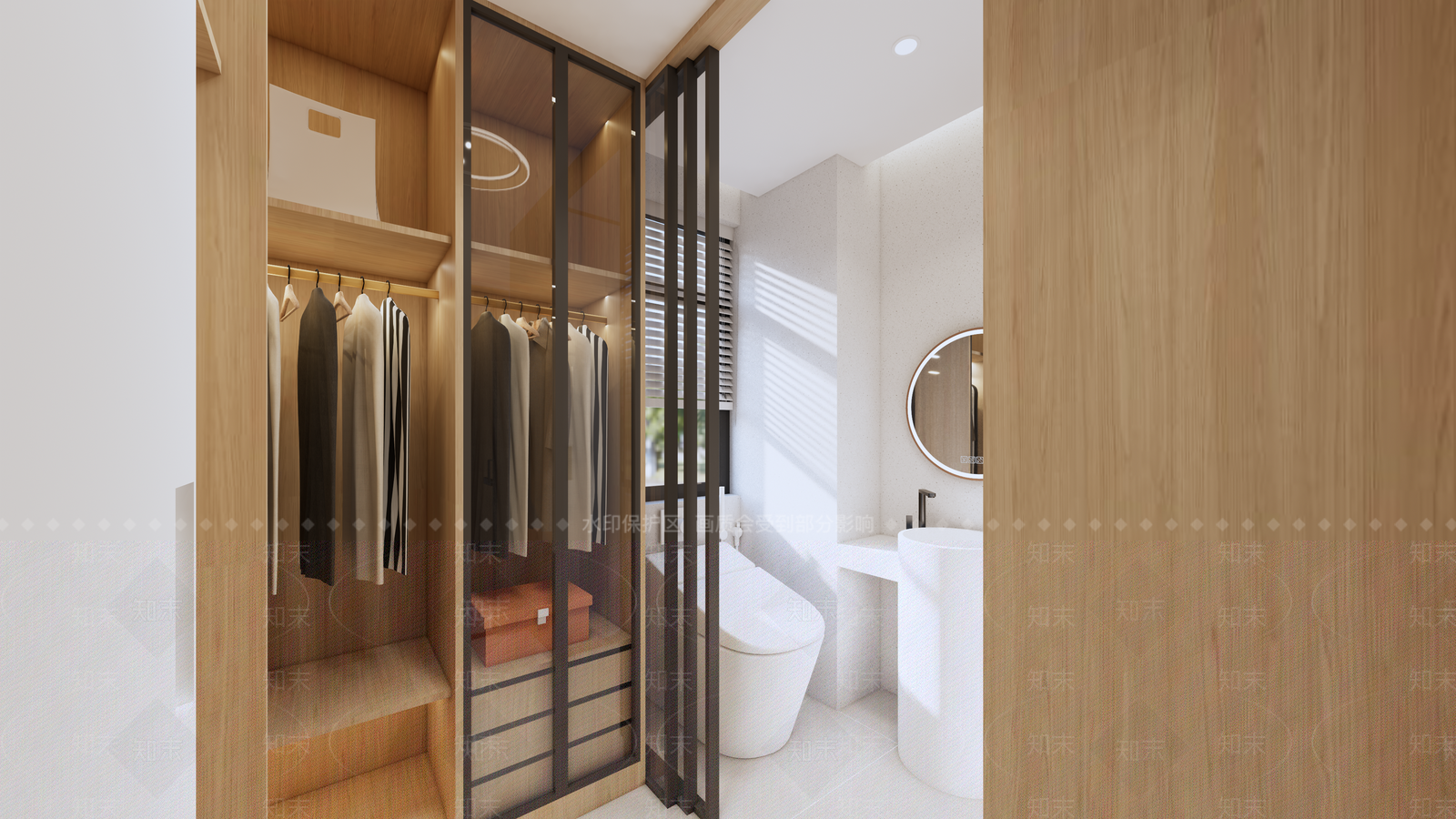 现代衣帽间SU模型下载【ID:1159716084】