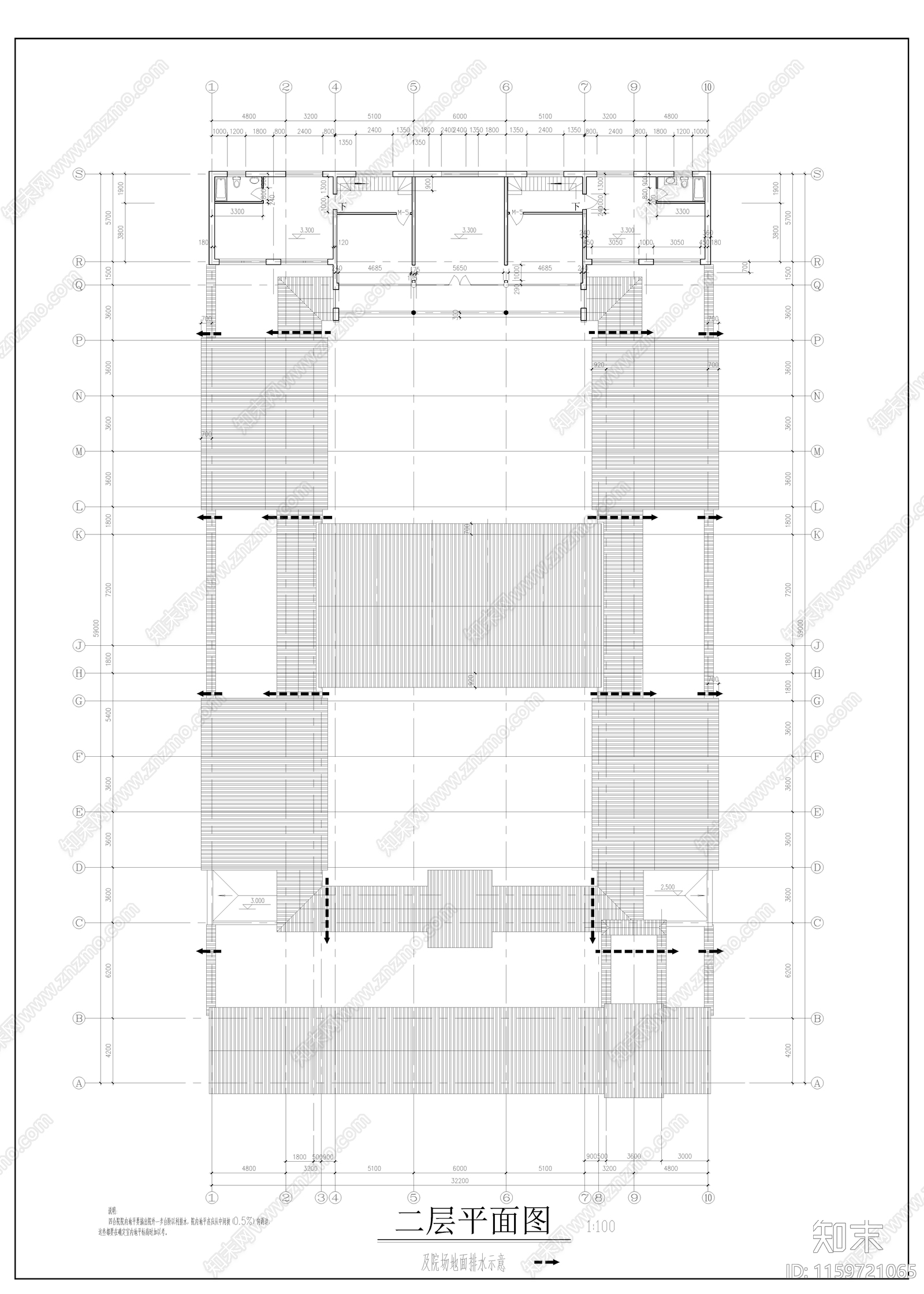 赵家庄四合院建施图cad施工图下载【ID:1159721065】