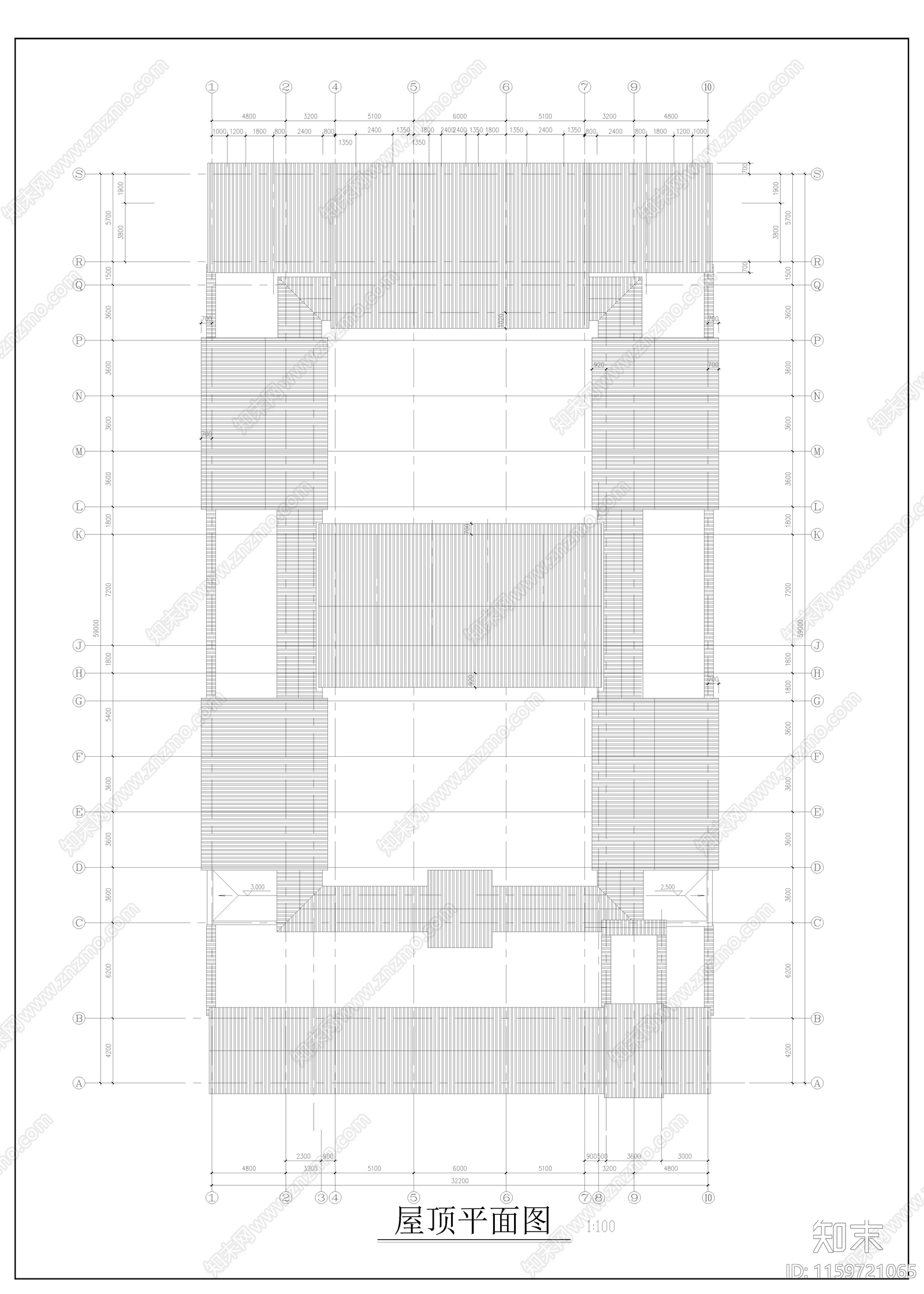 赵家庄四合院建施图cad施工图下载【ID:1159721065】