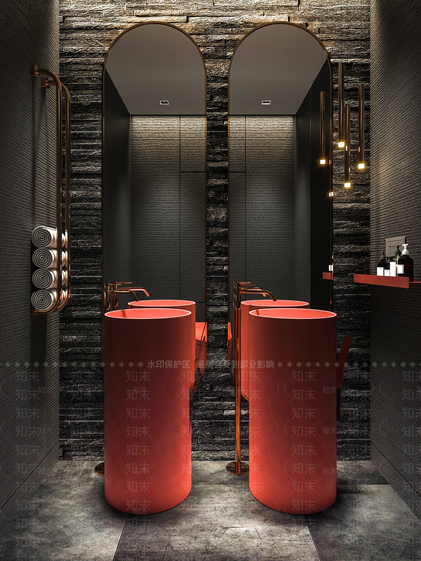 现代酒店卫生间SU模型下载【ID:1160647209】