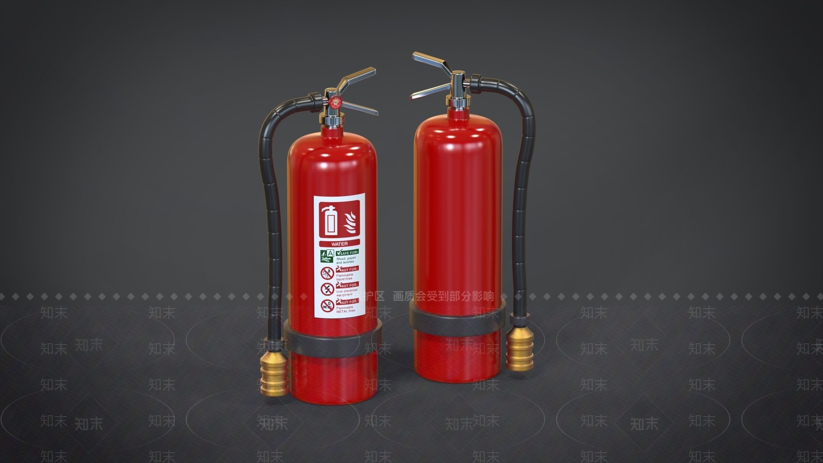 现代灭火器3D模型下载【ID:1159732253】