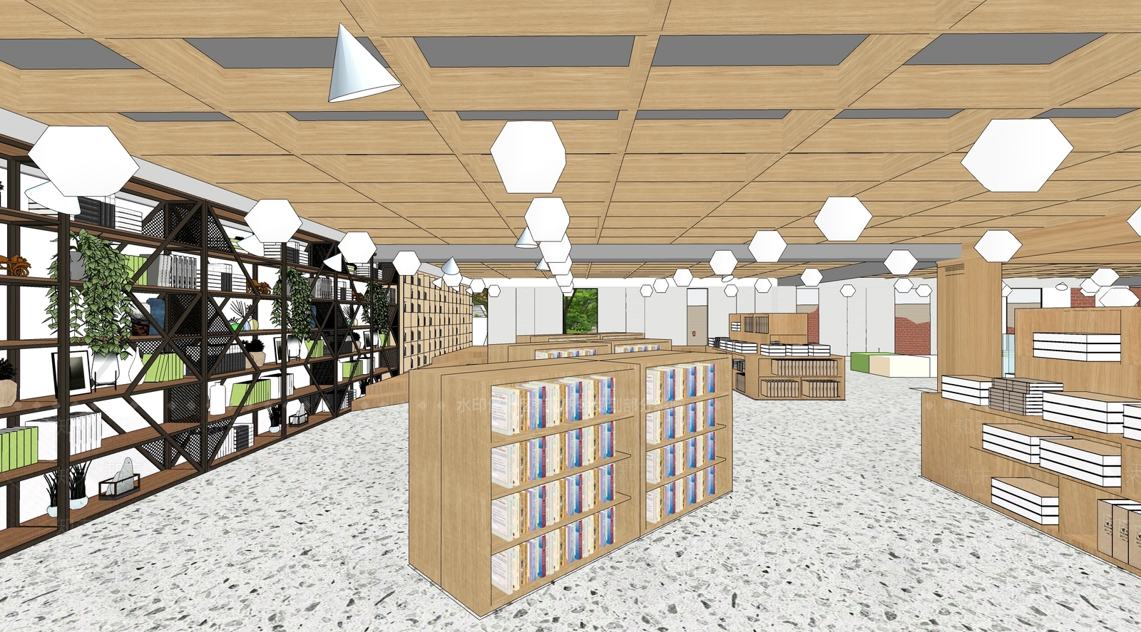现代陶瓷专卖店SU模型下载【ID:1159734631】